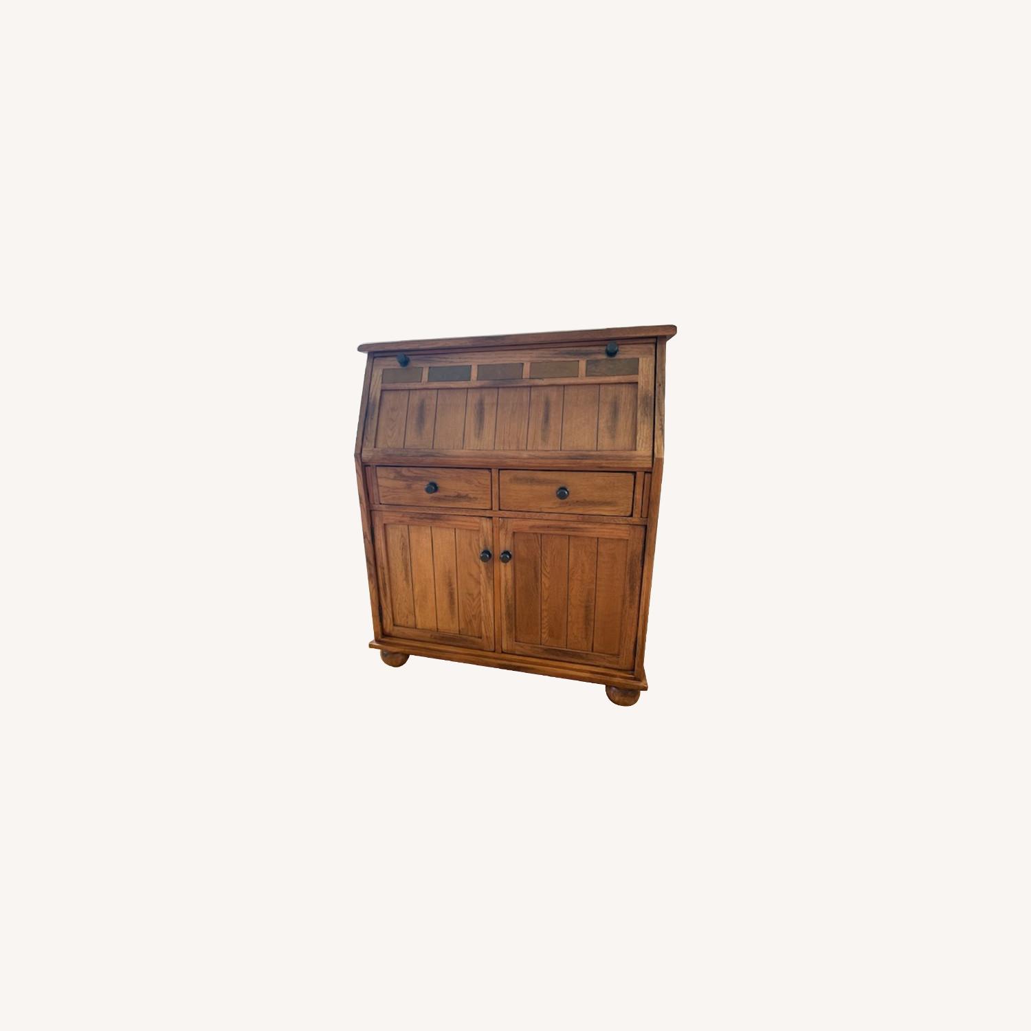Ethan Allen Secretary Desk Aptdeco