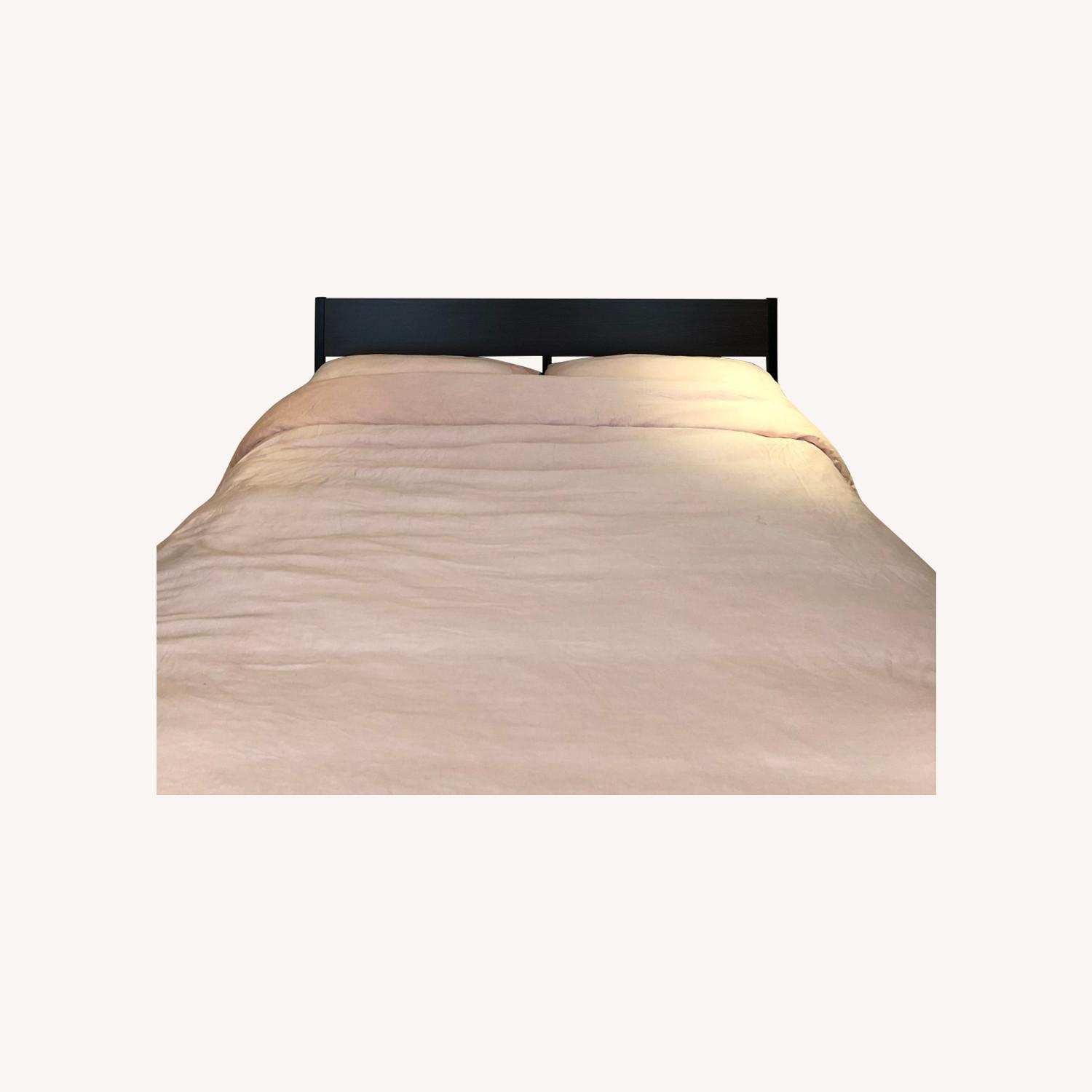IKEA Trysil Queen Bed Frame + Slatted Bed Base - image-0