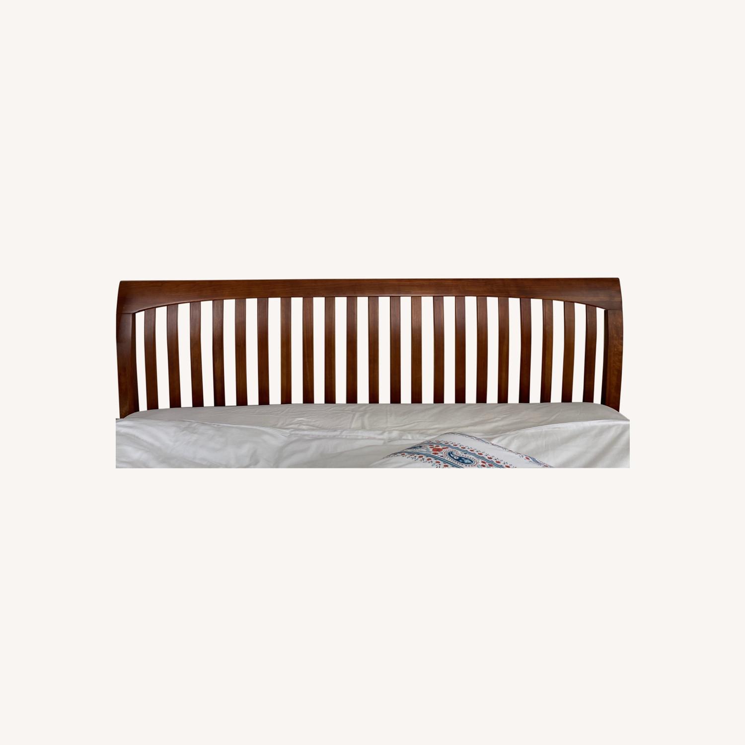 Ethan Allen King Size Wood Headboard AptDeco