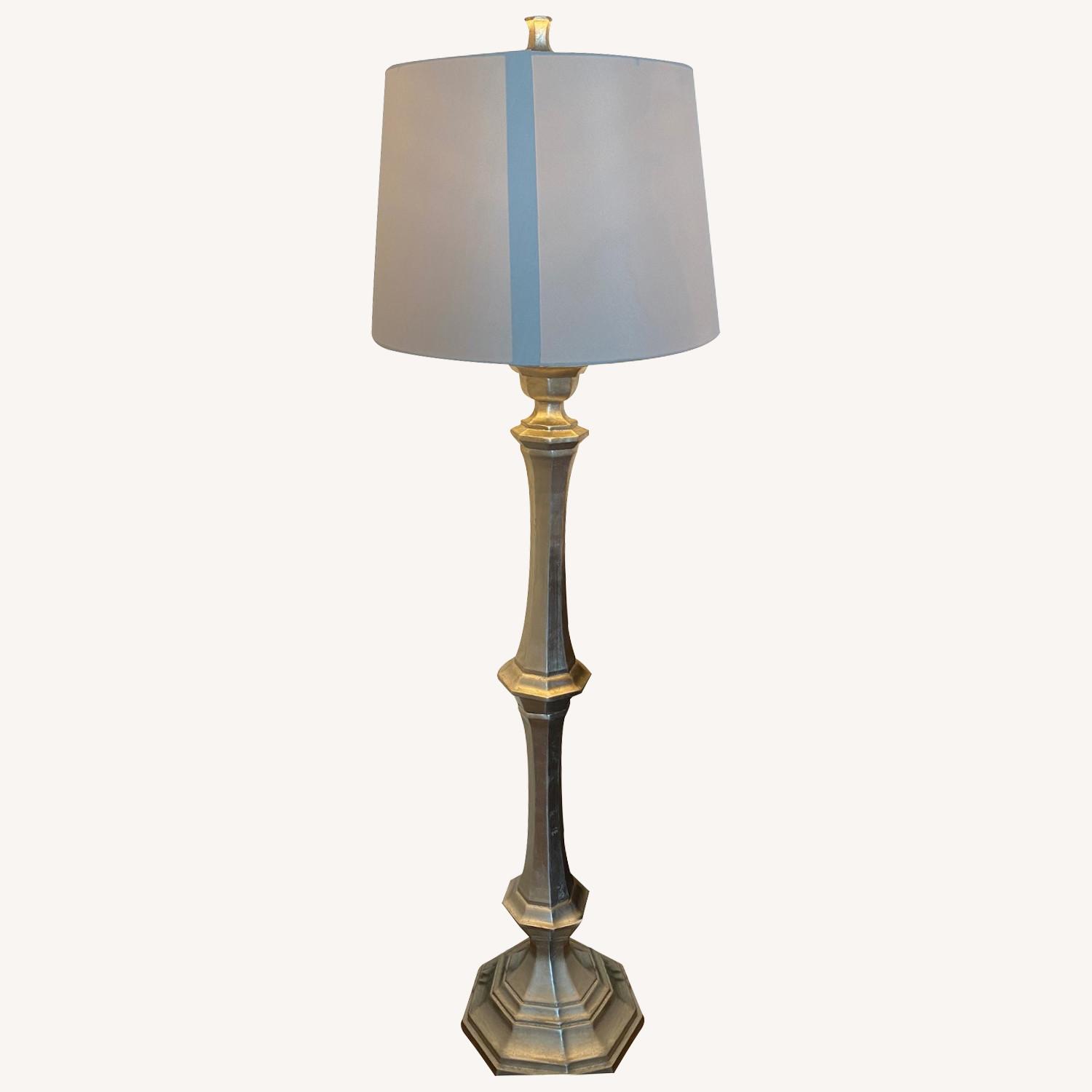 Z Gallerie Silver Floor Lamp AptDeco