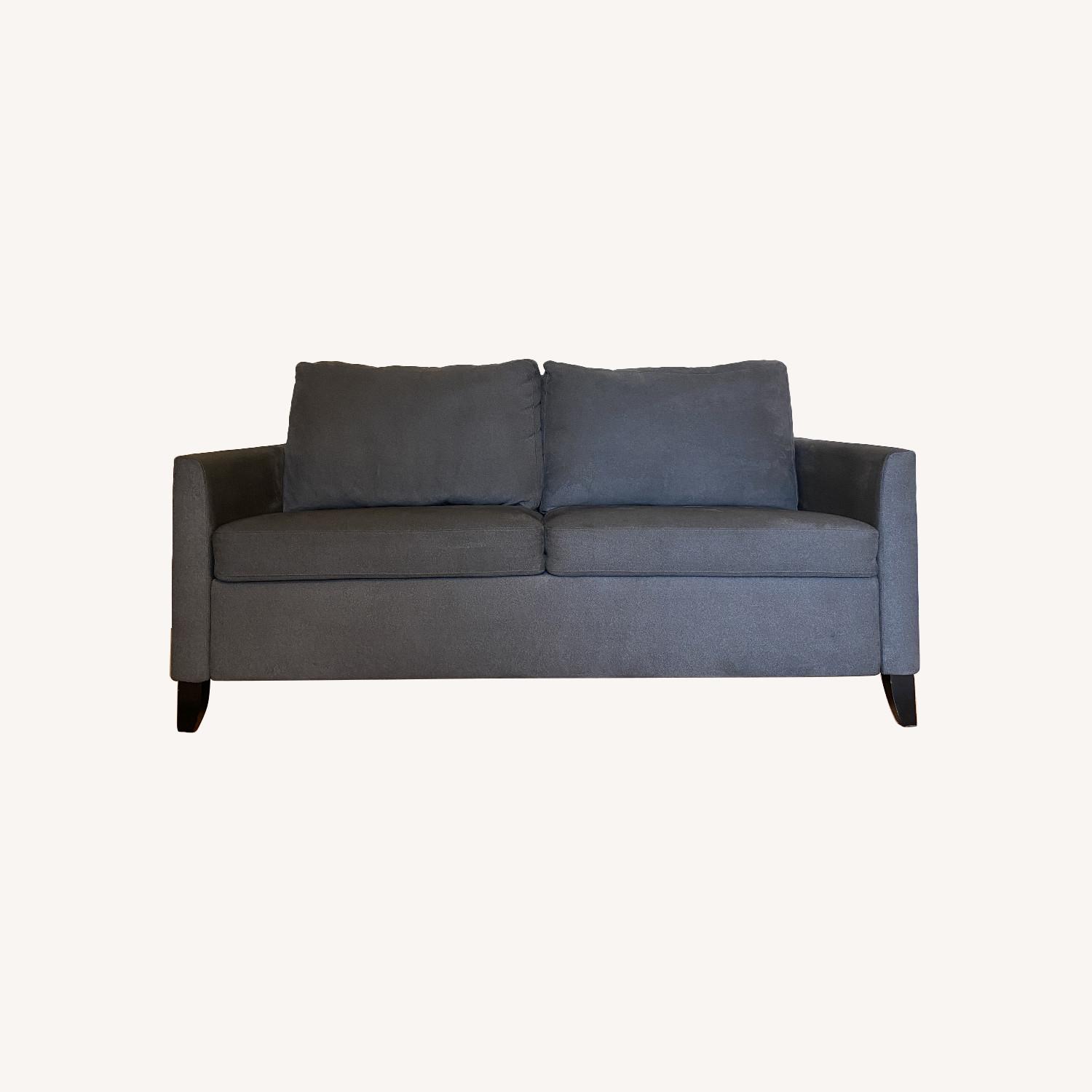 American Leather Gray Queen Springless Sleeper Sofa - image-0