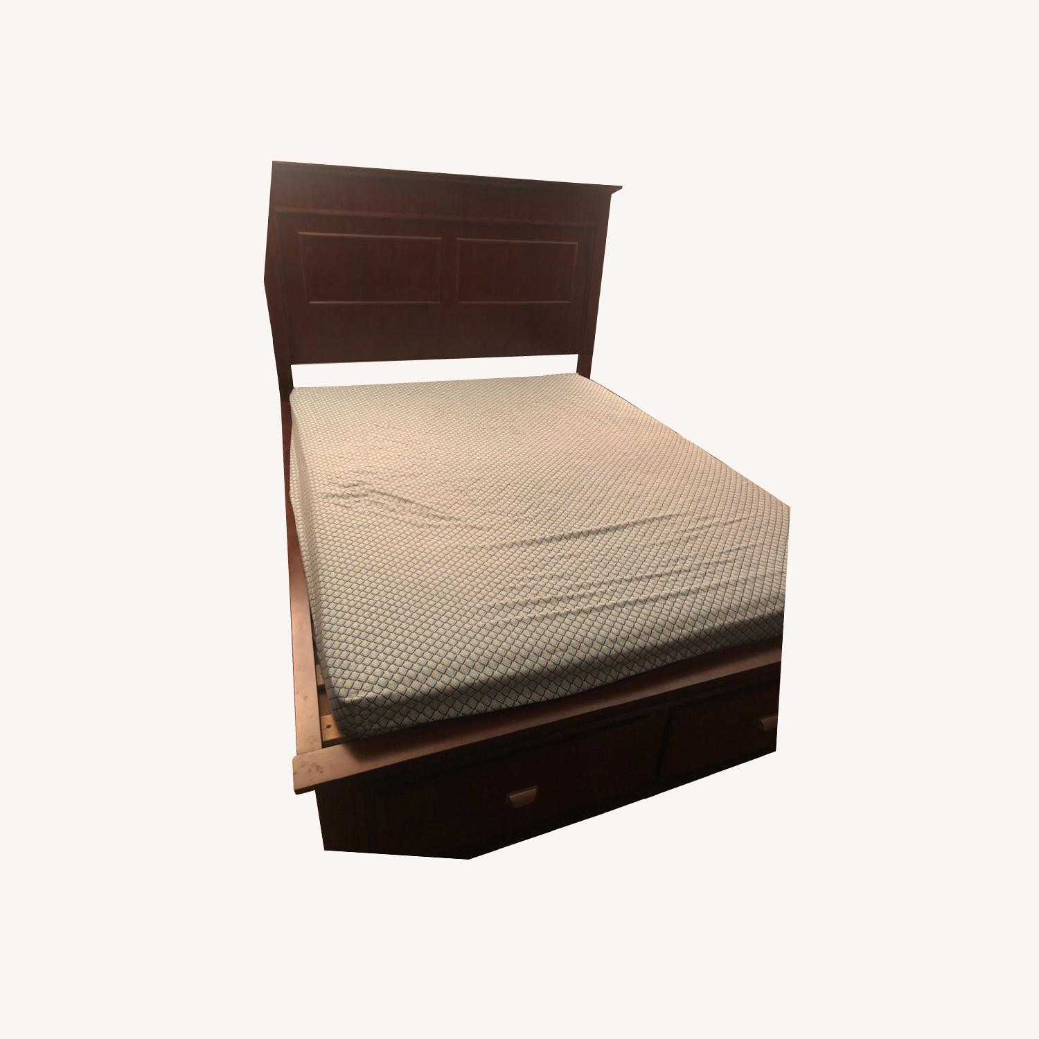 Bobs Queen storage Bed AptDeco