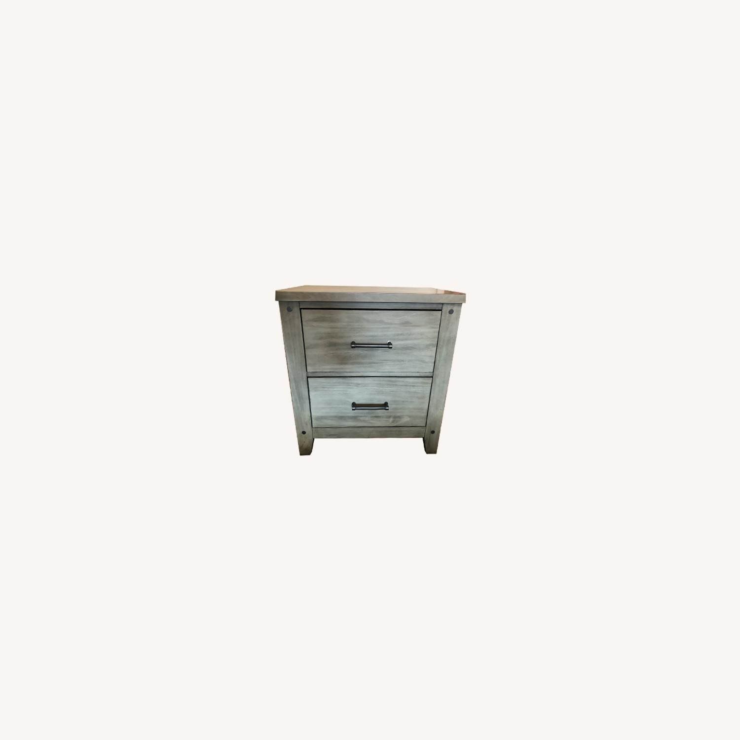 Wayfair Gray Nightstand AptDeco