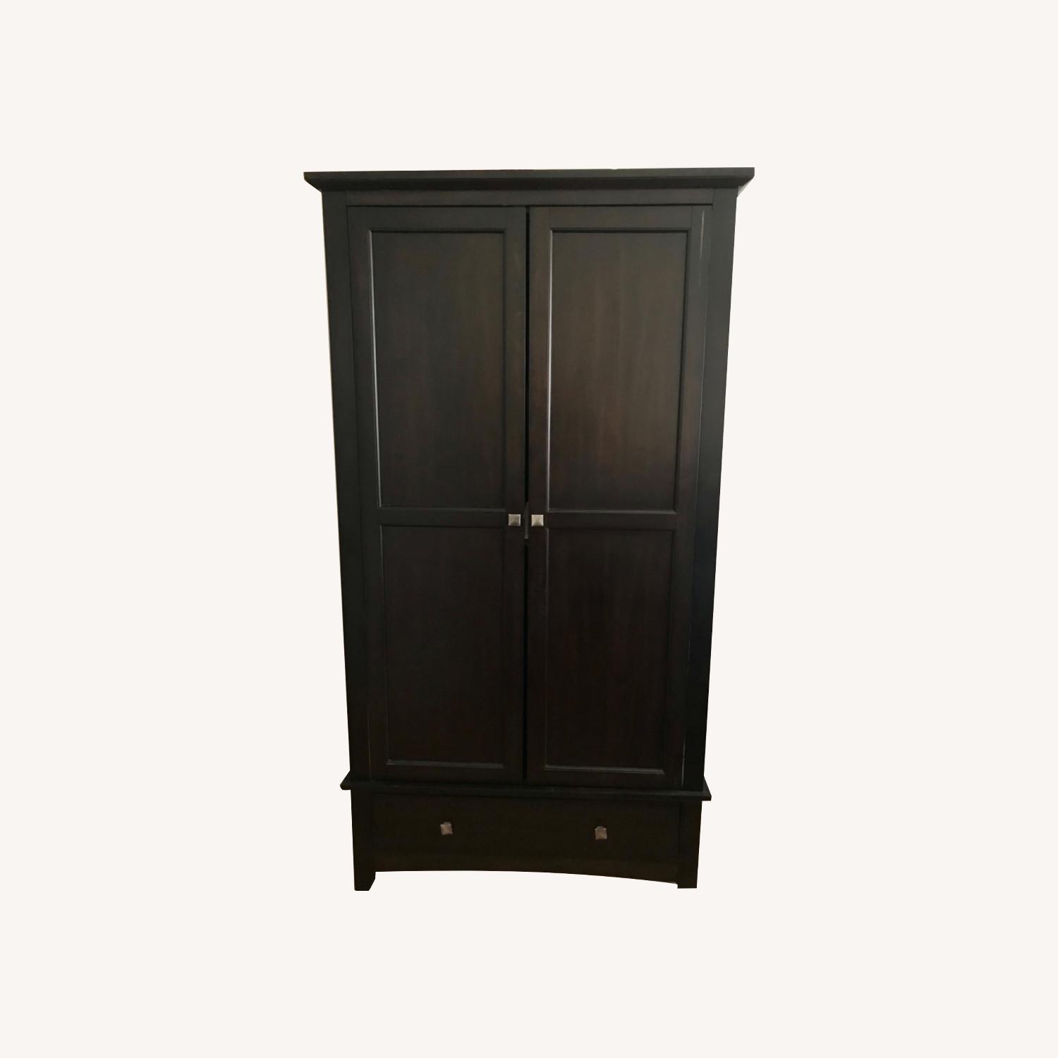Bob's Discount Furniture Espresso Wardrobe AptDeco