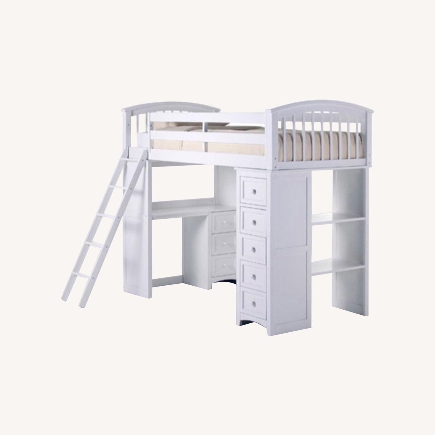 Pottery Barn Kendall White Bunk Beds AptDeco