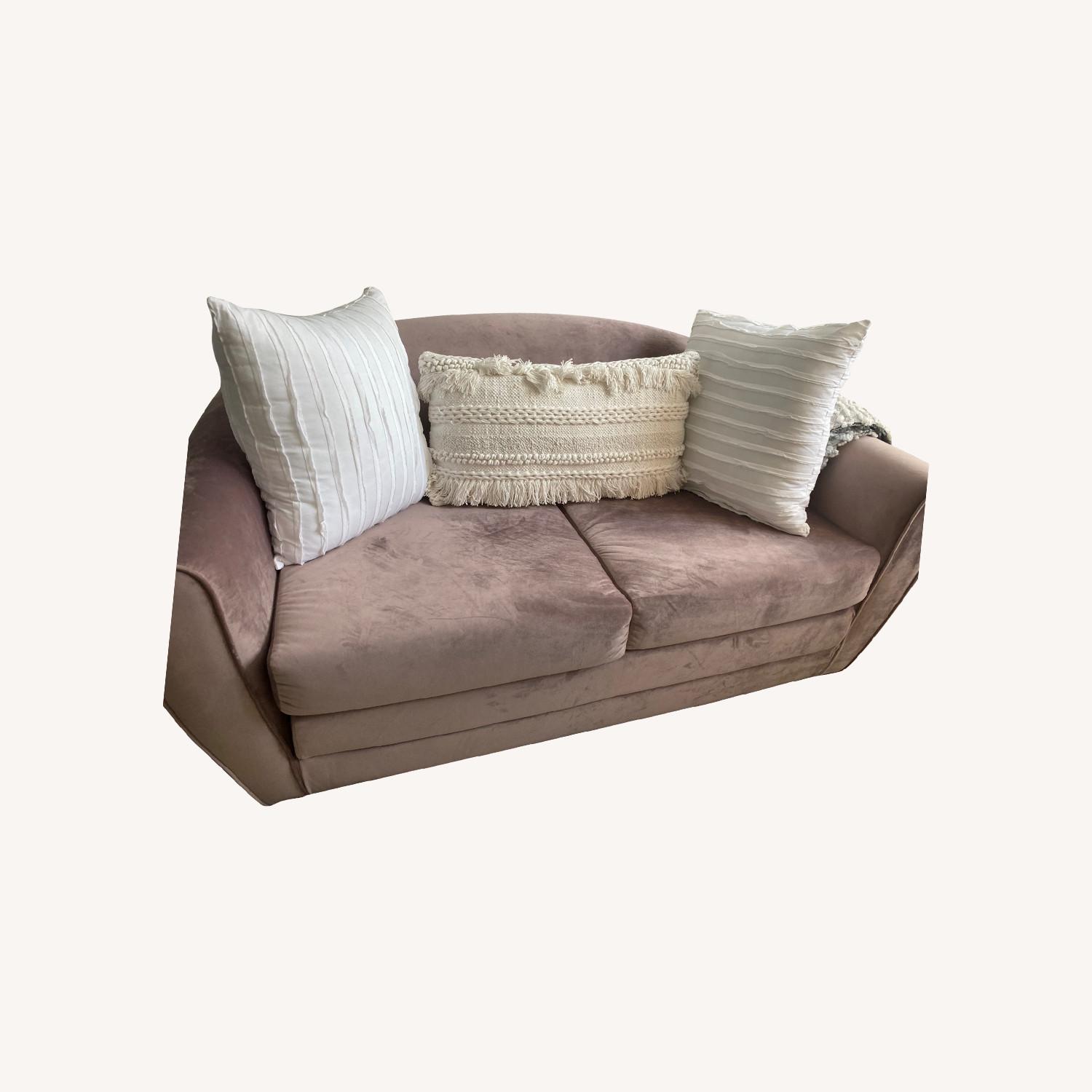 Urban Outfitters Little Pink Sleeper Sofa - image-0
