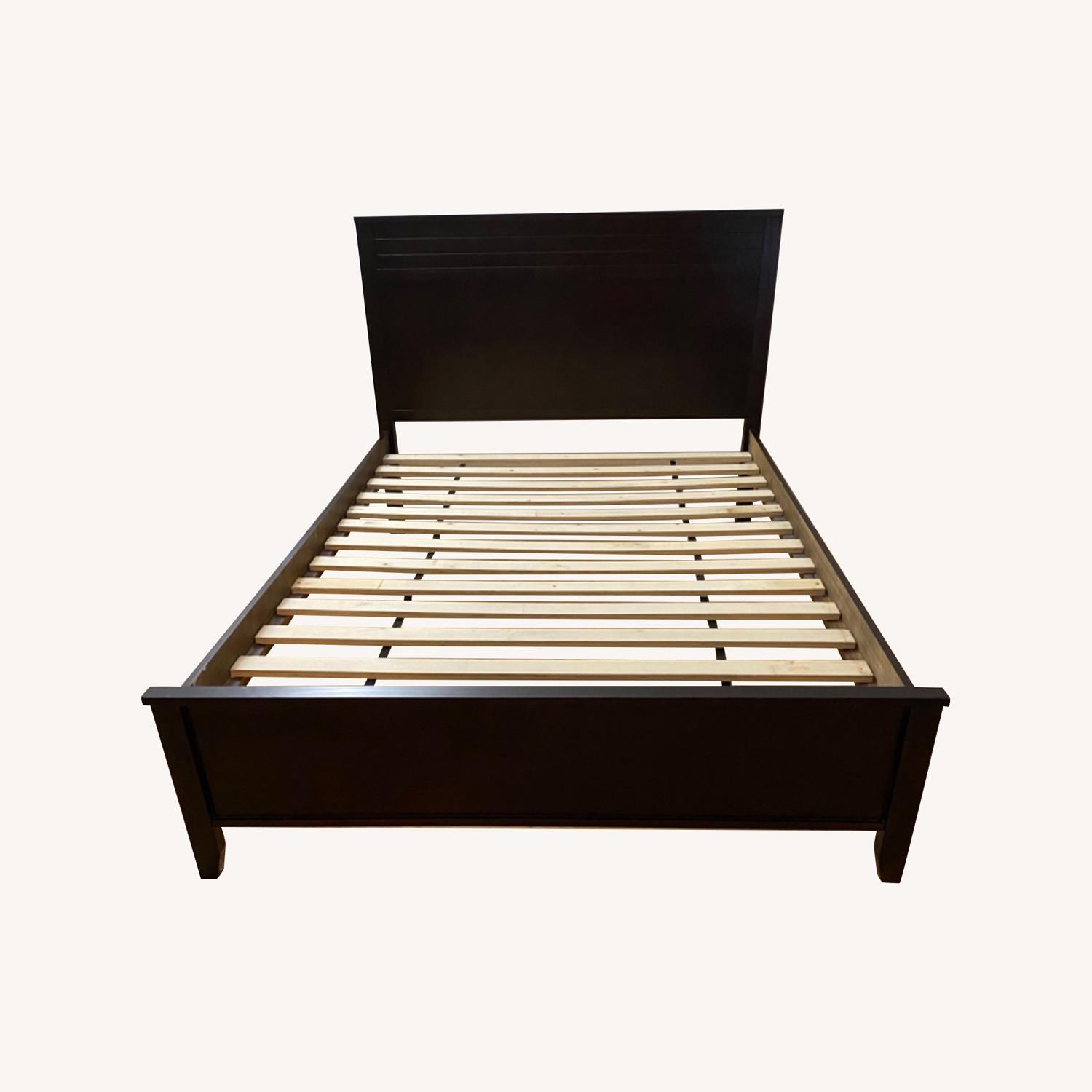 Wooden Bed Frame Full Size AptDeco