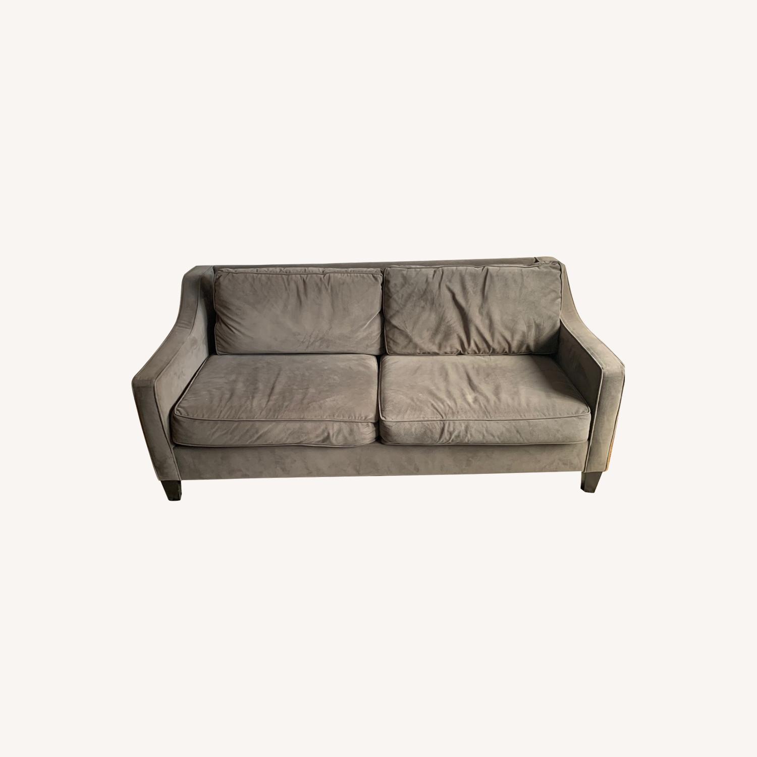 West Elm Performance Velvet Sofa - image-0
