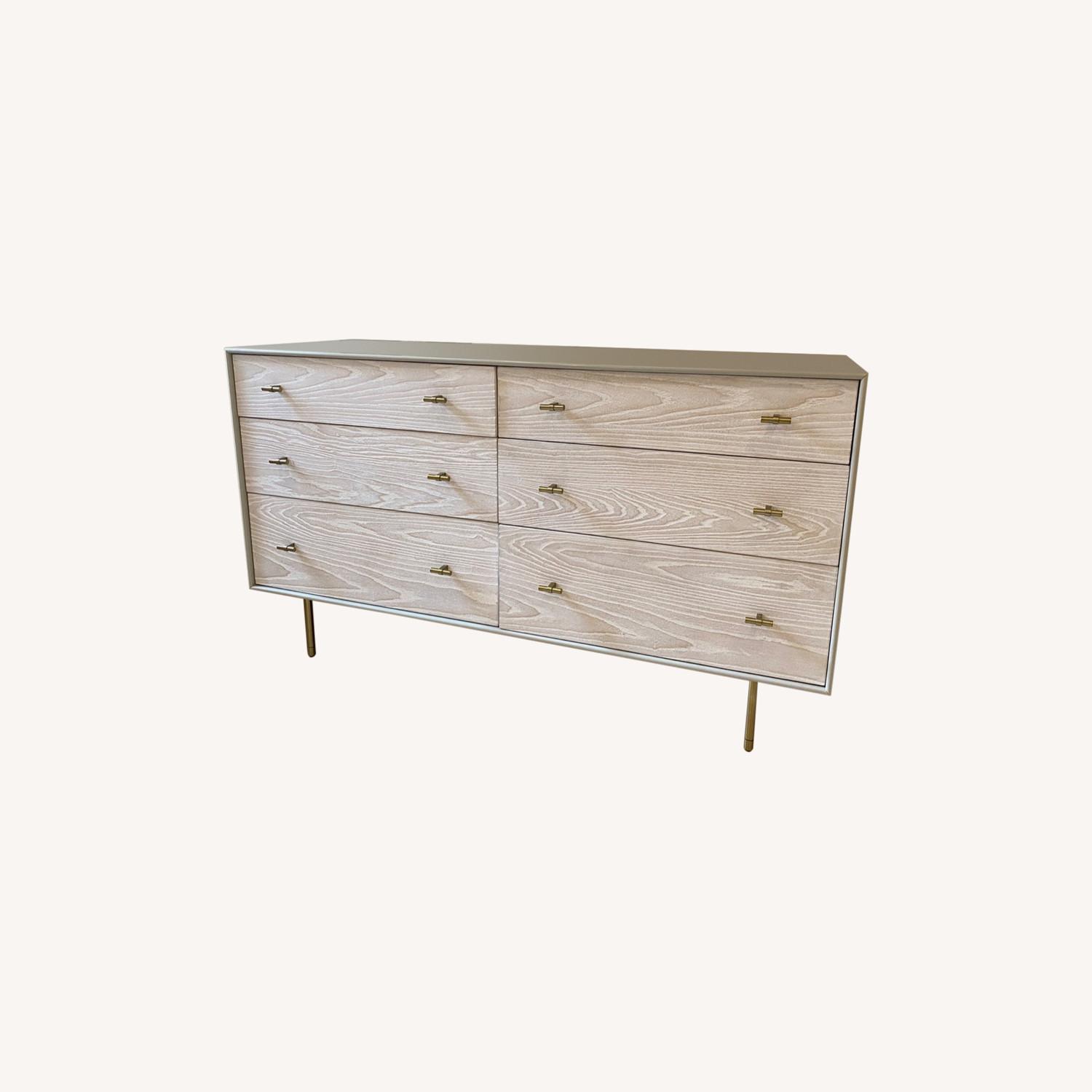 West Elm Modernist Wood 6Drawer Dresser AptDeco