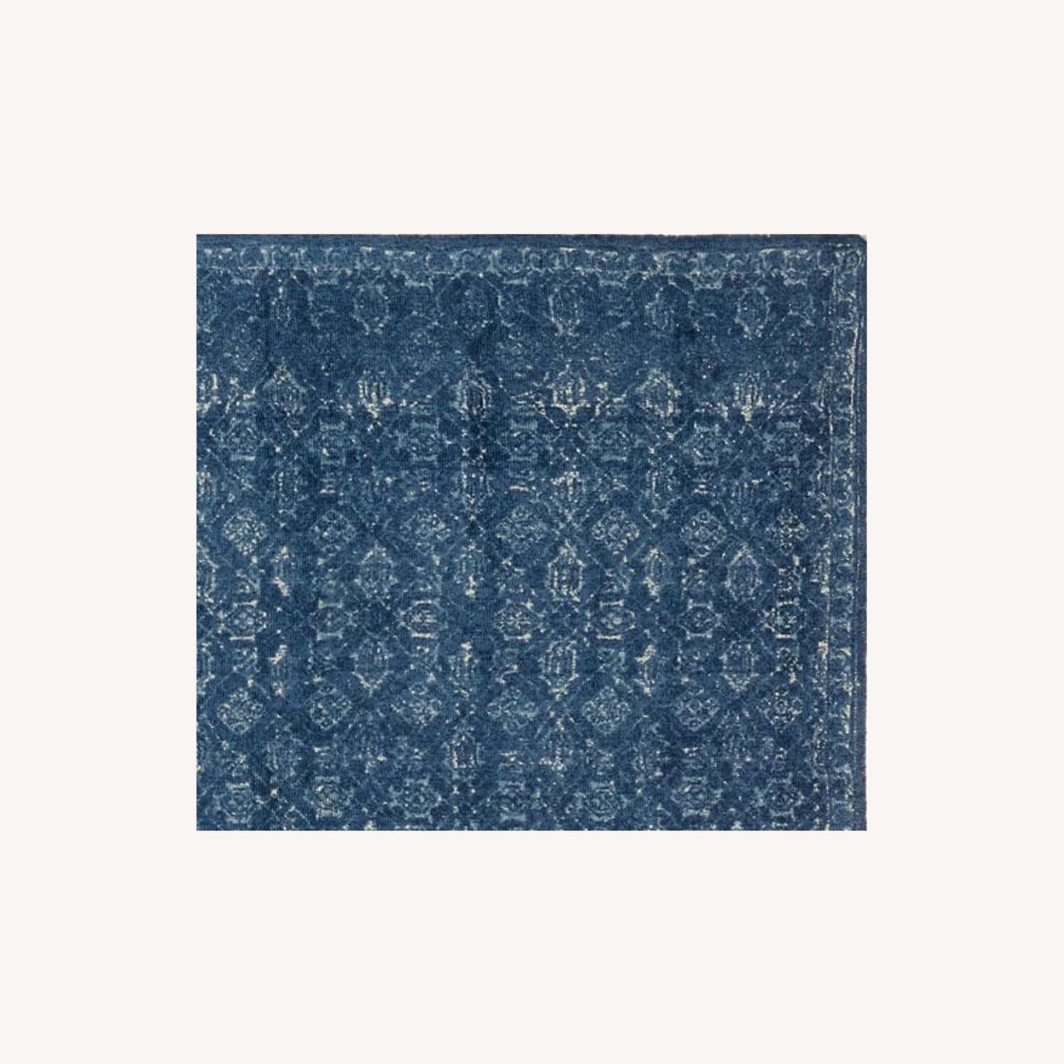 Pottery Barn Blue Rug AptDeco