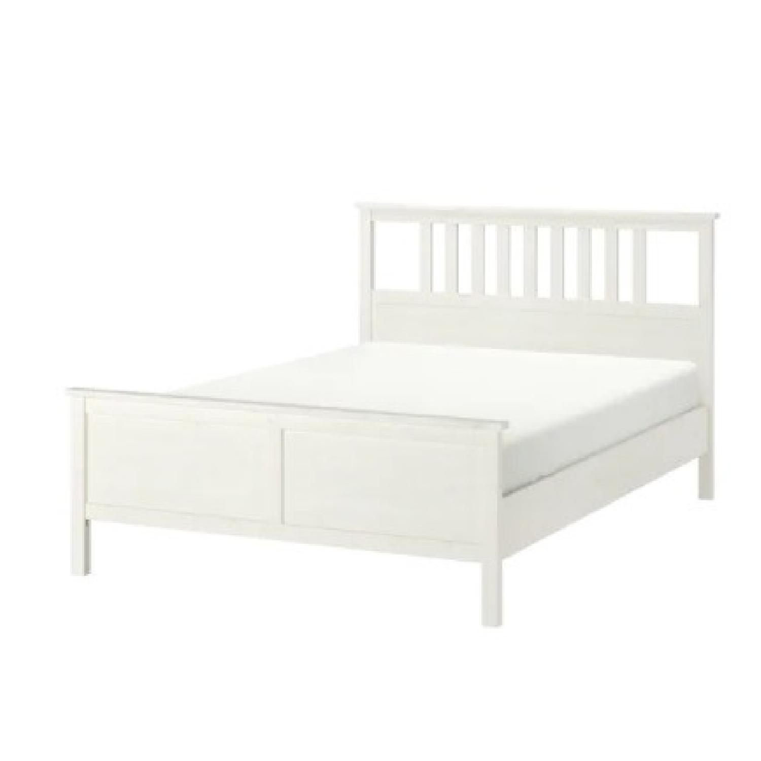 IKEA White Queen Bed - image-4