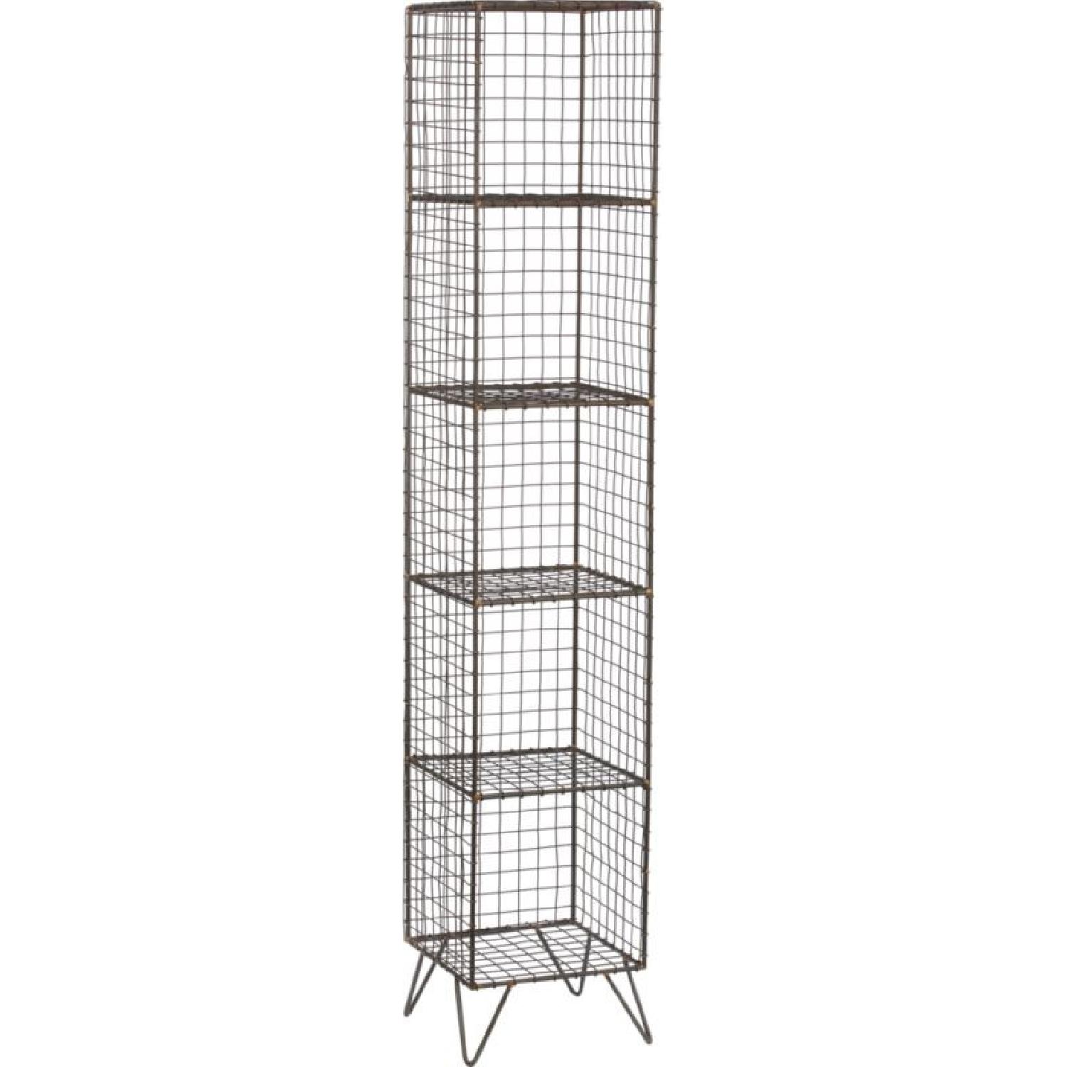CB2 Coop Wire Tower Bookcase Shelves - image-4