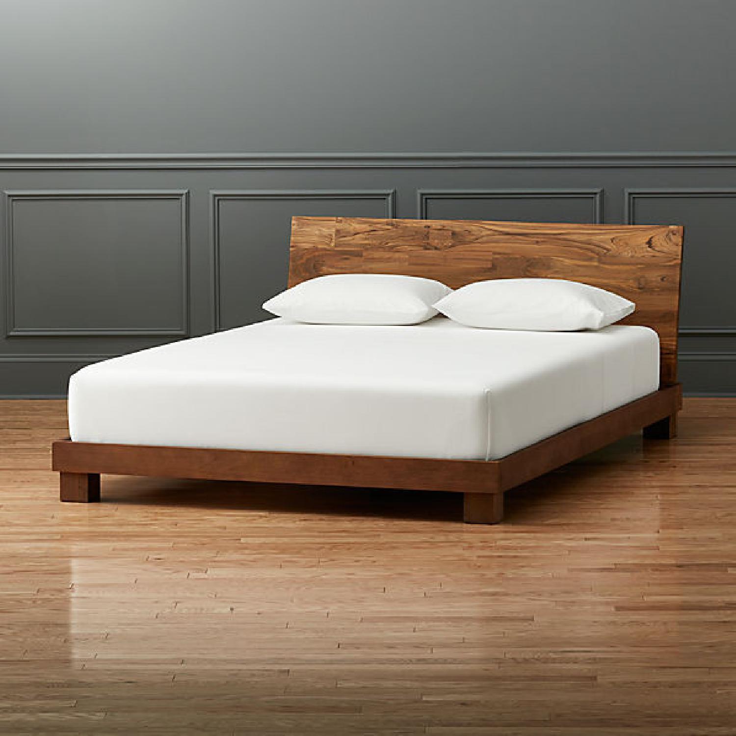 CB2 Dondra Teak Queen Bed - image-4