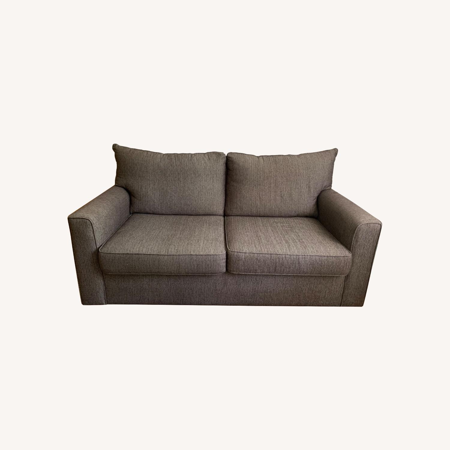 Raymour & Flanigan Trayce Chenille Grey Sleeper Sofa - image-0