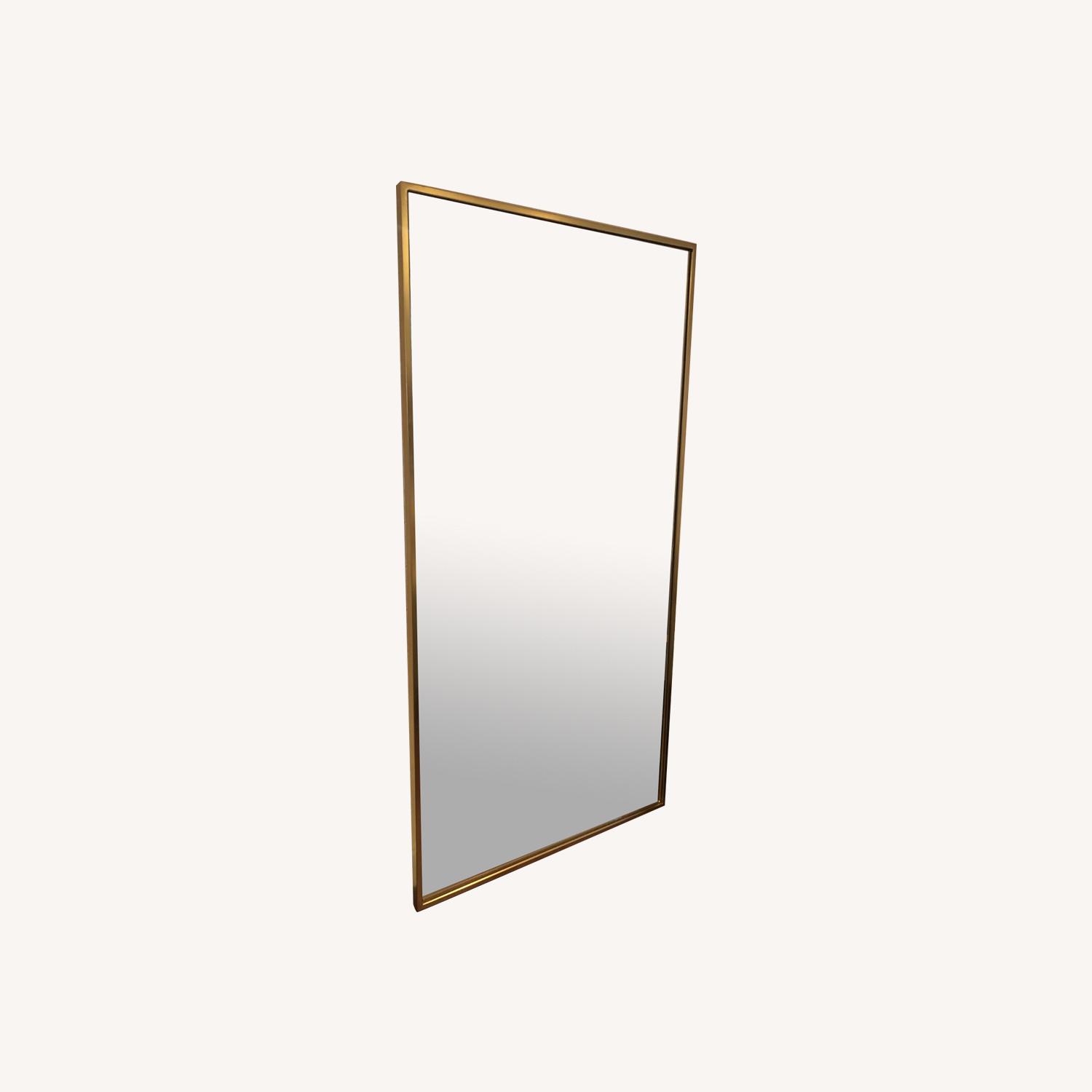 West Elm Gold Floor Mirror AptDeco