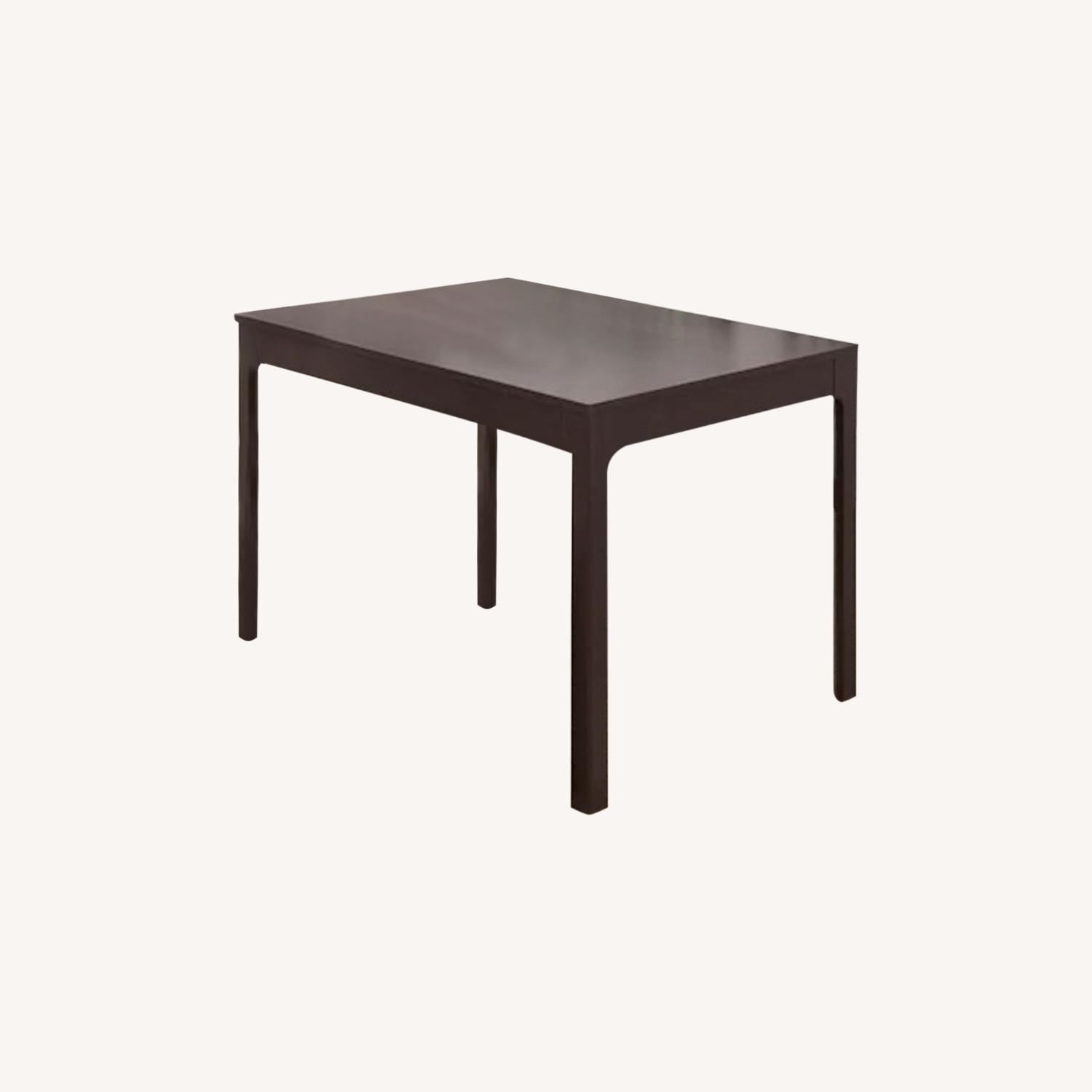 IKEA Dark Brown Extendable Dining Table AptDeco