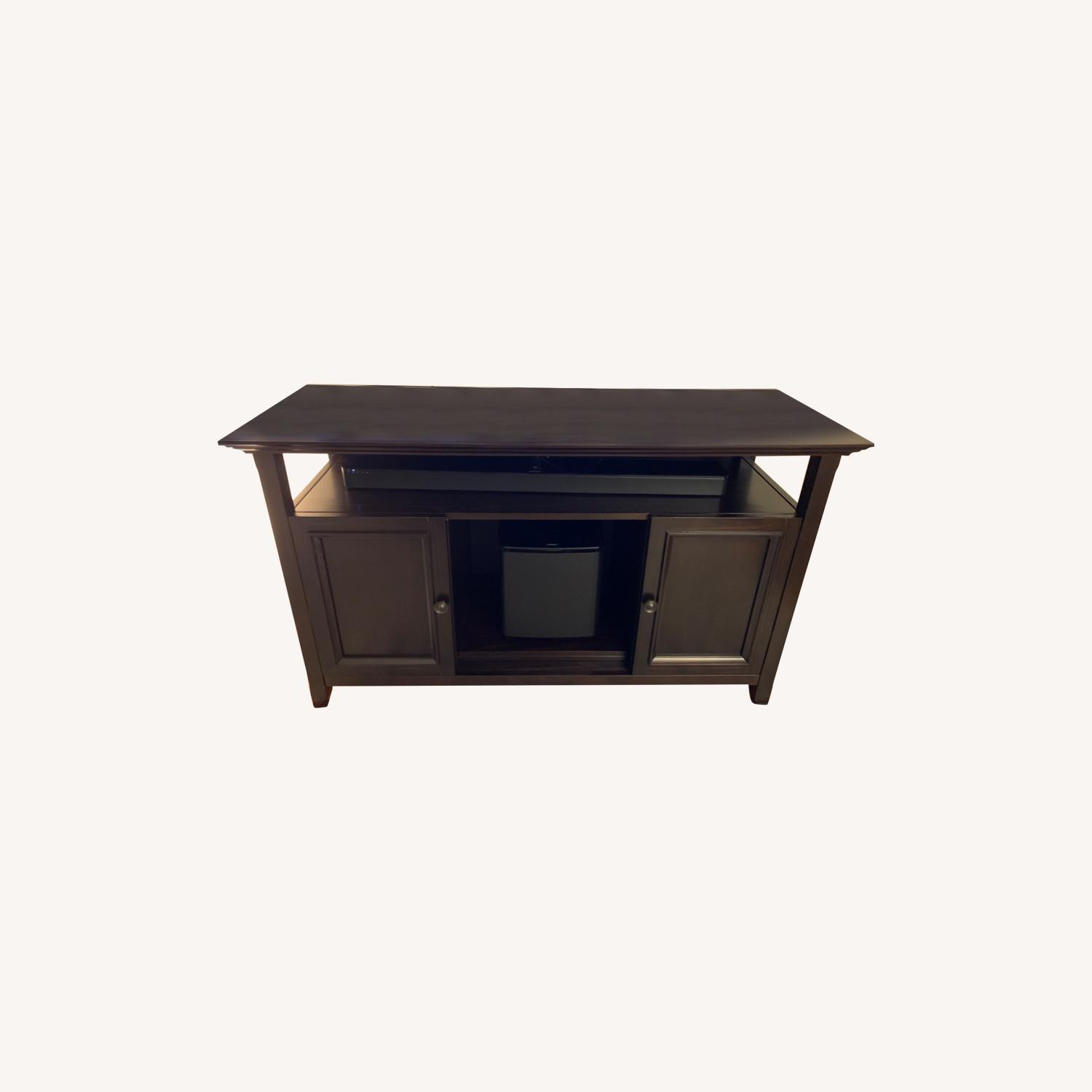 Wayfair Solid Wood TV and Media Stand AptDeco