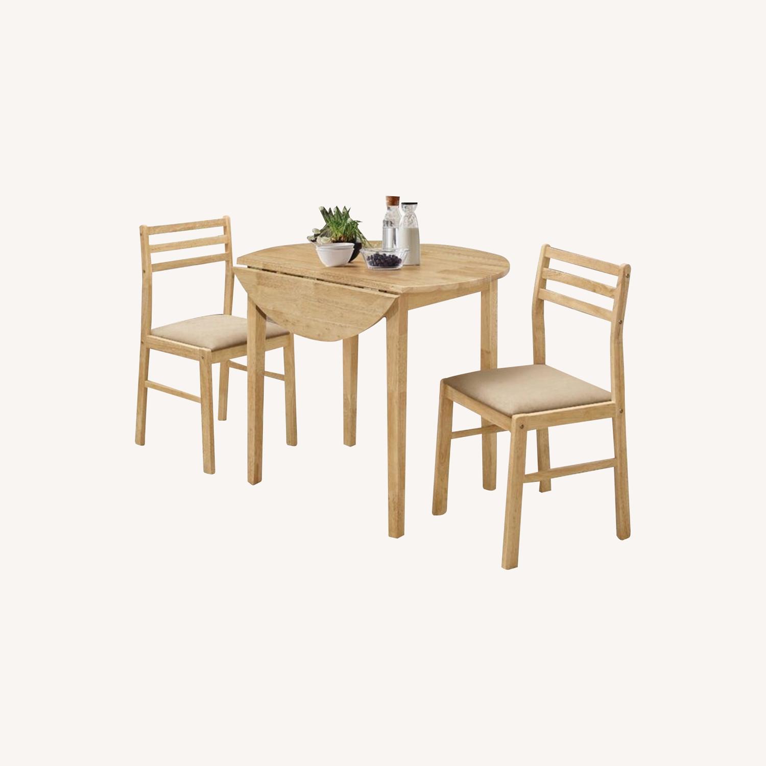 3 Piece Drop Leaf Dining Set AptDeco