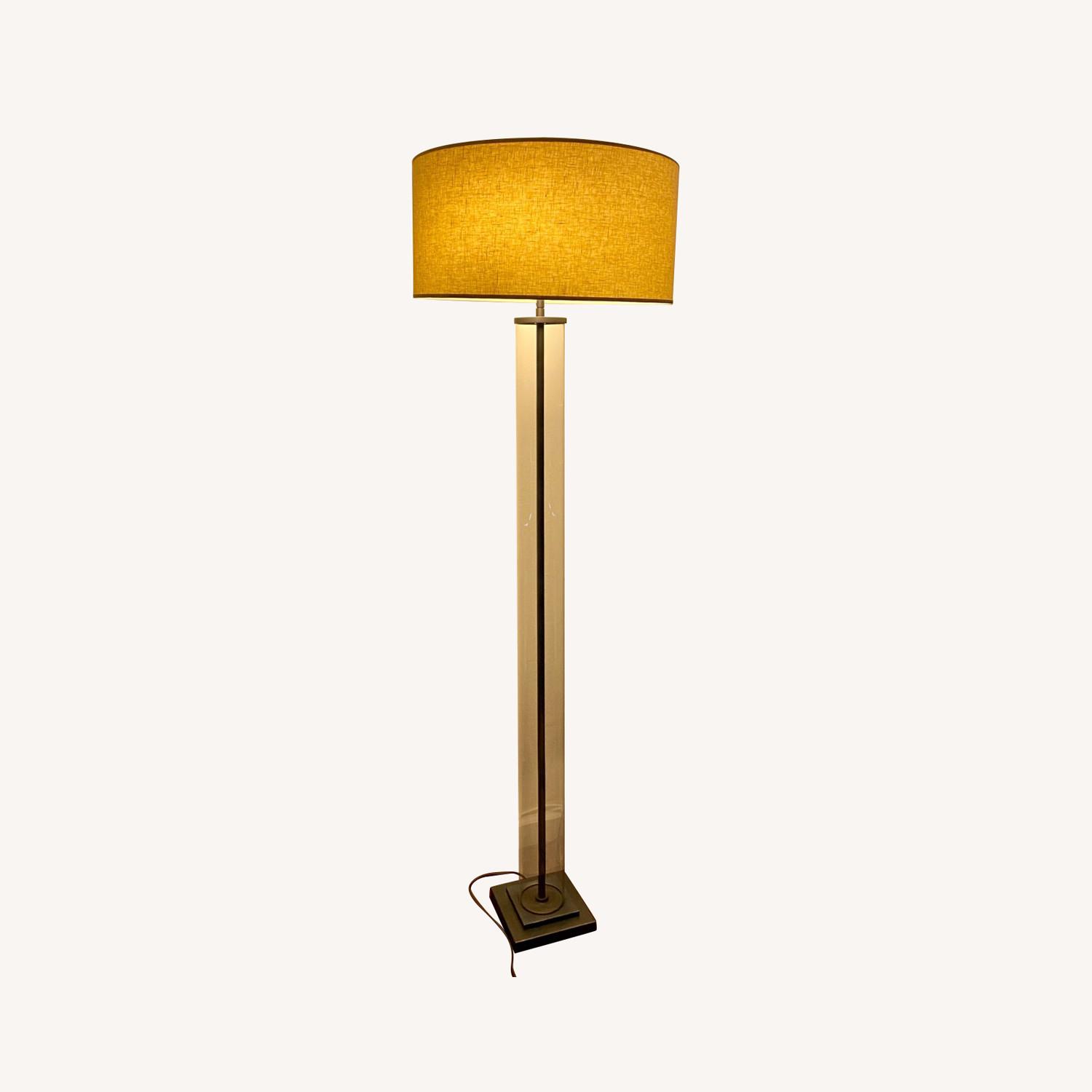 Restoration Hardware French Column Glass Floor Lamp AptDeco