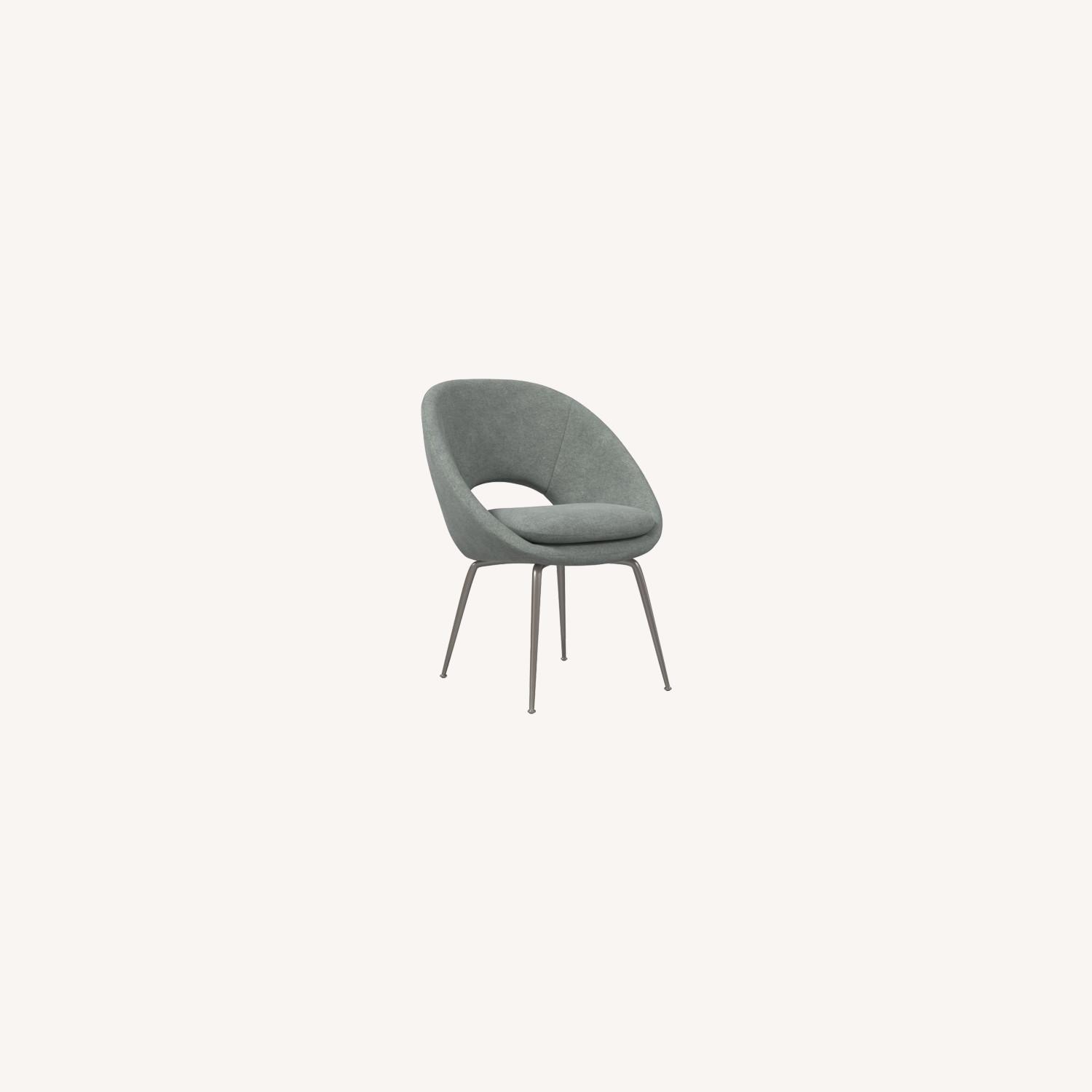 West Elm Orb Velvet Dining Chair AptDeco