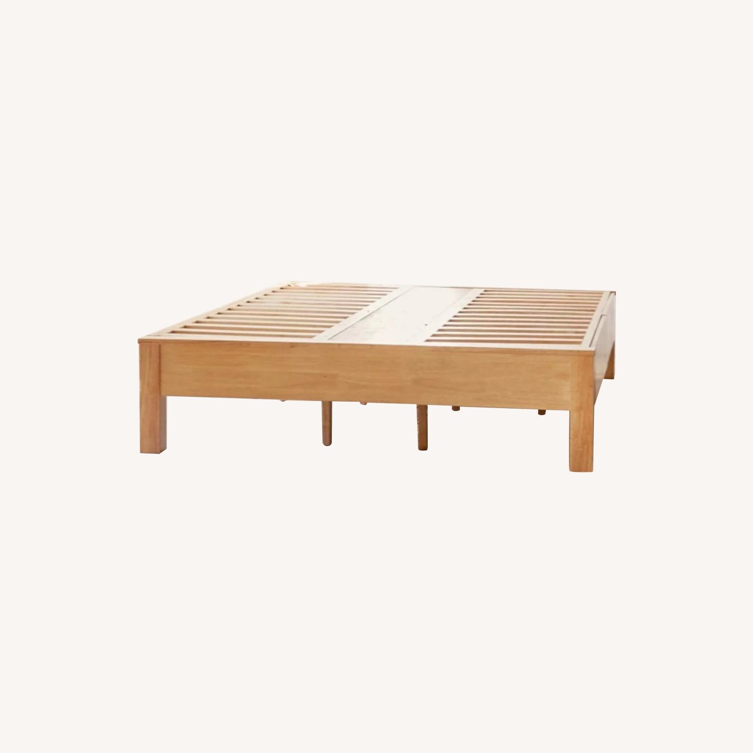 Urban Outfitters Queen Wood Bed Frame AptDeco