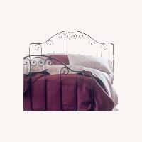Charles P Rogers Antique Brass Breton Headboard