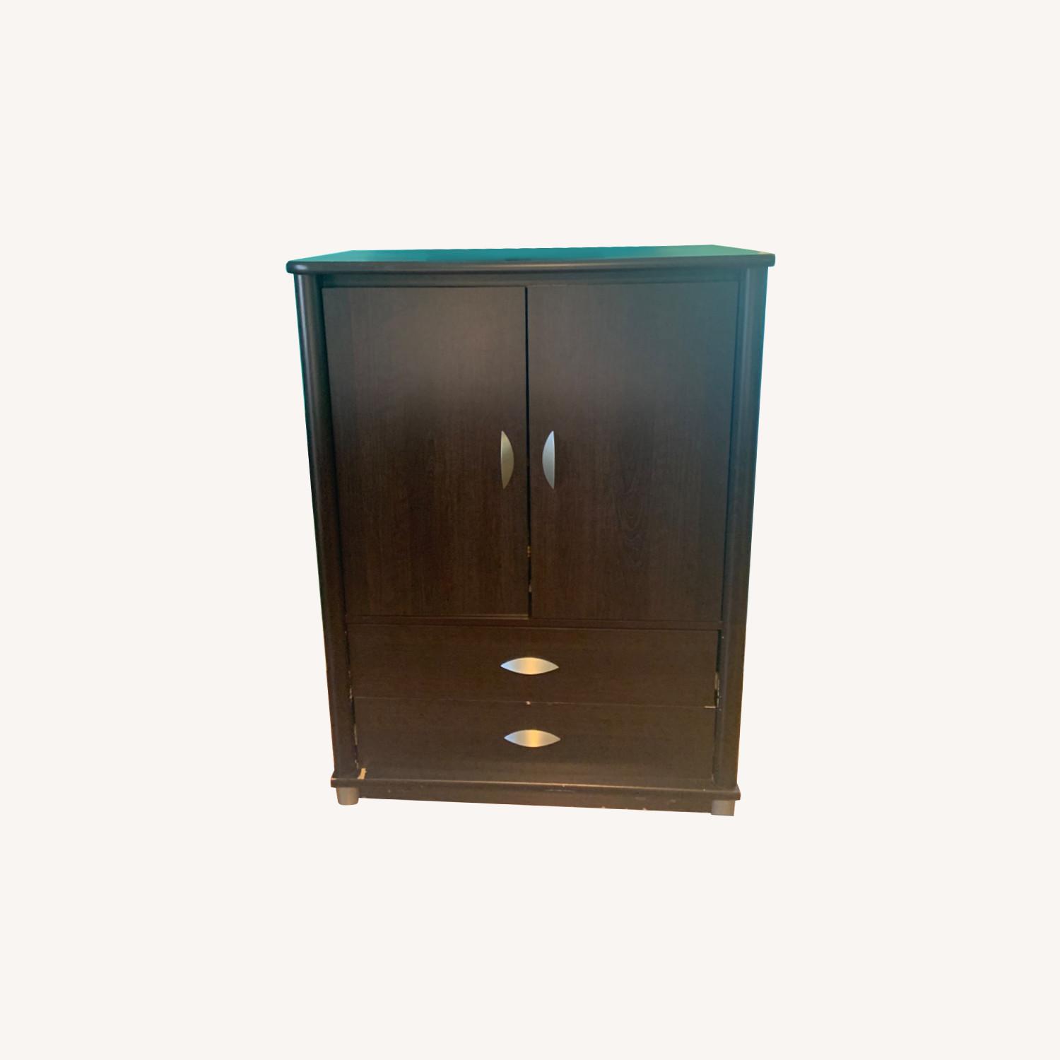 Bob's Discount Furniture Solid Wood Armoire AptDeco
