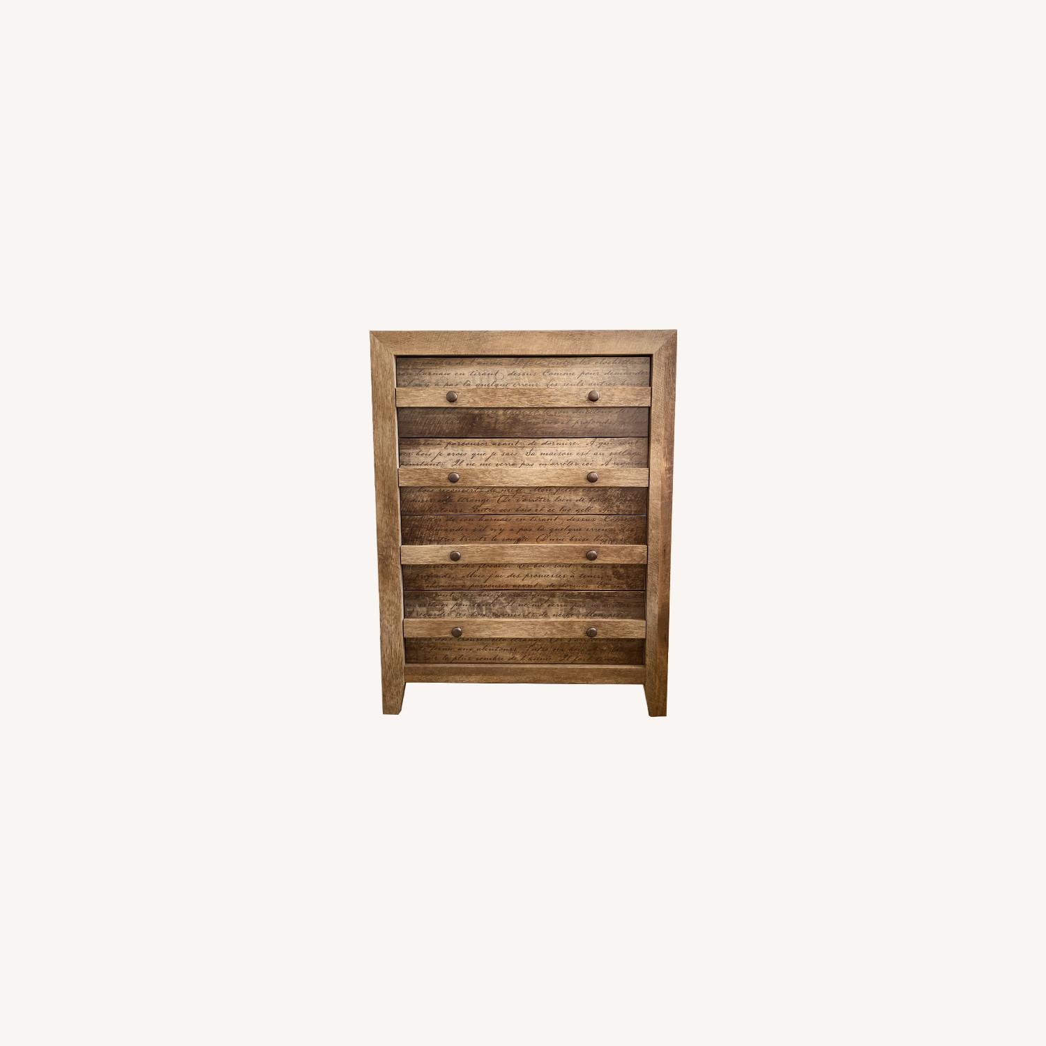 Target Sauder 4Drawer Oak Dresser AptDeco