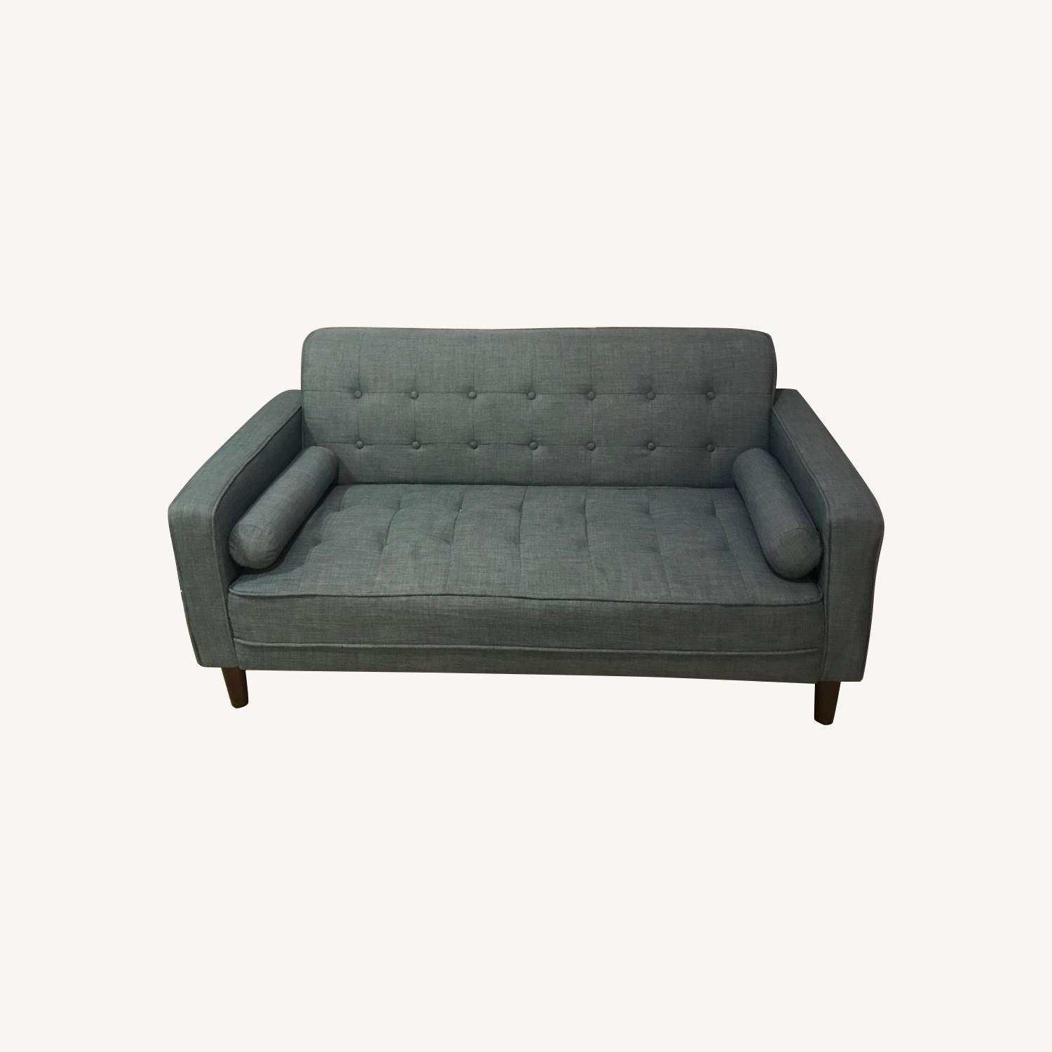 Wayfair Isaac Blue Loveseat - image-6