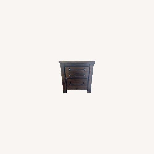 Ashley Furniture Dark Brown 2 Drawer Nightstand Aptdeco