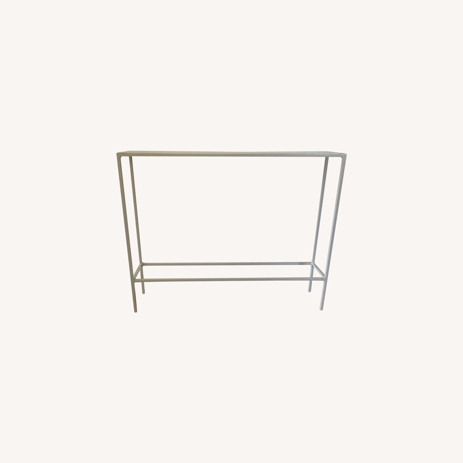 Room and Board Slim Console Table in Taupe AptDeco