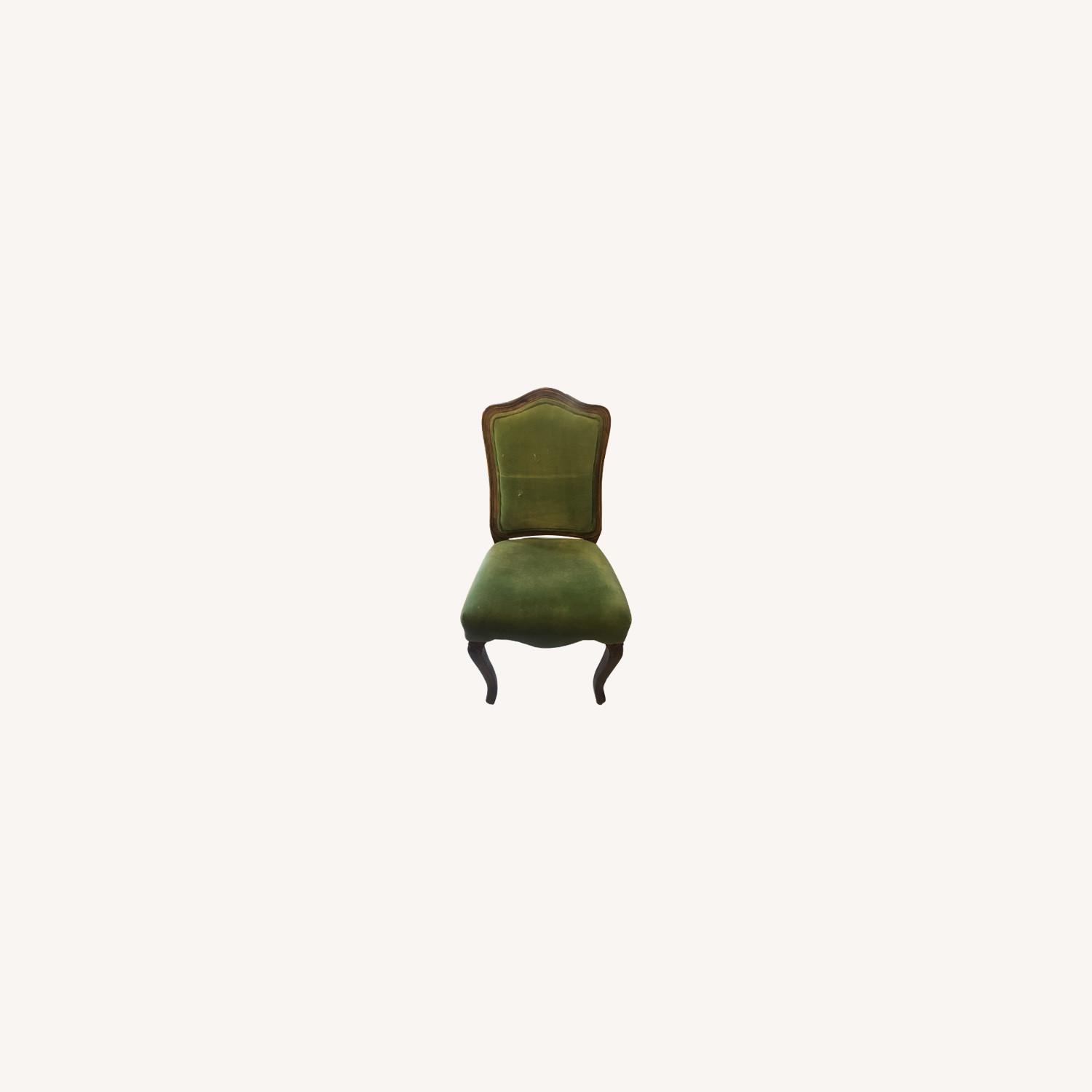 Anthropologie Beatrix Velvet Dining Chairs - image-0