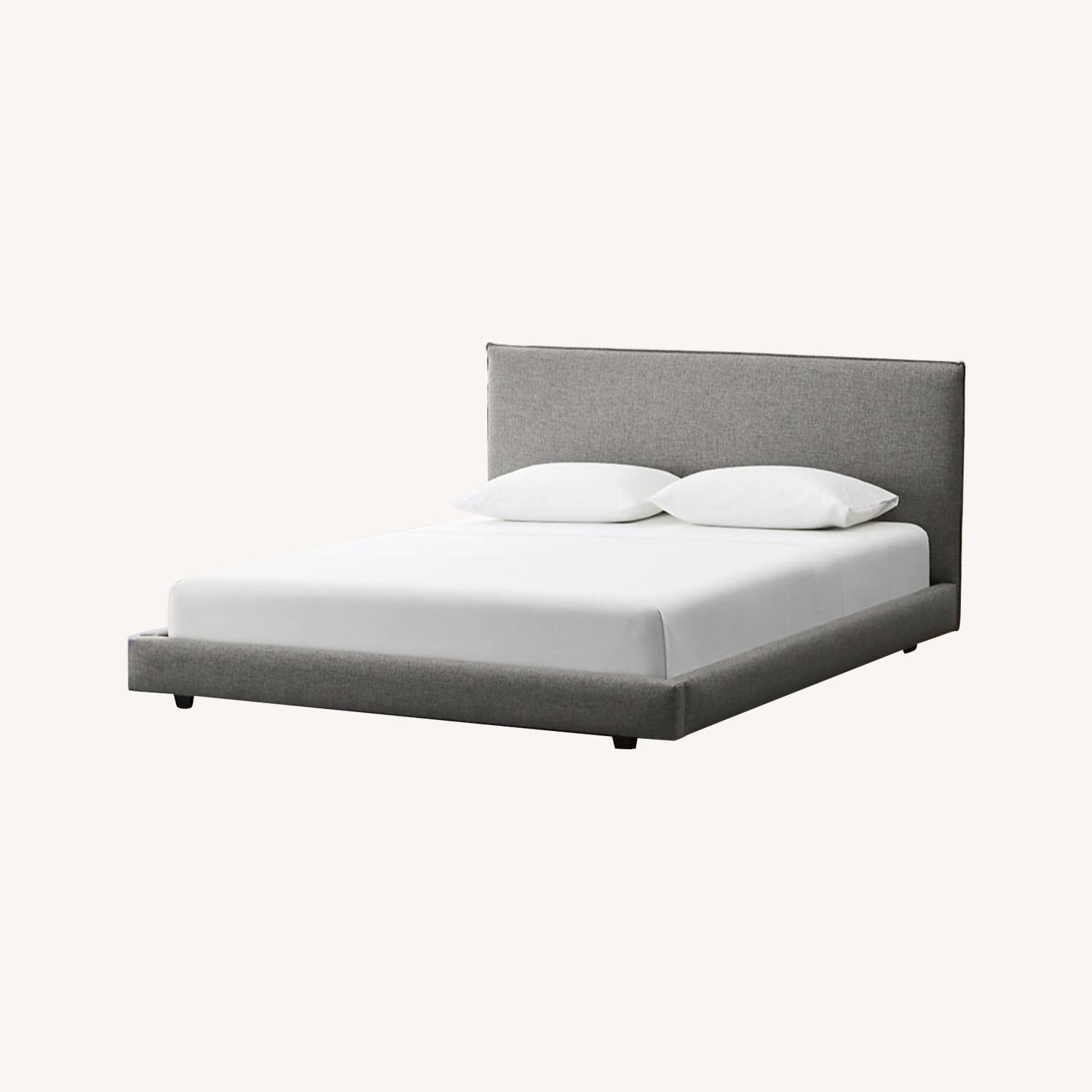 CB2 Facade Queen Bed - Grey - image-0