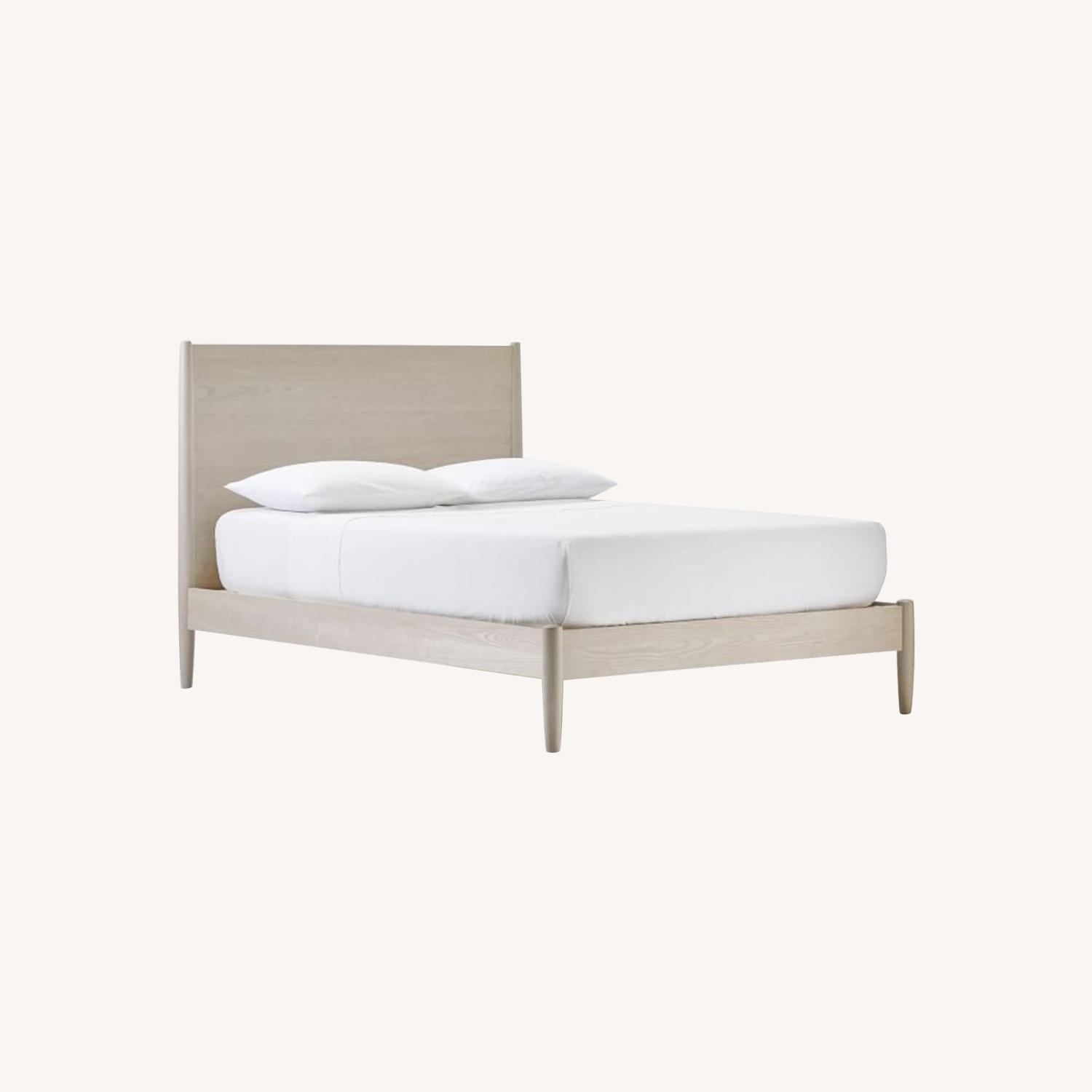West Elm Mid-Century Bed - Pebble - AptDeco