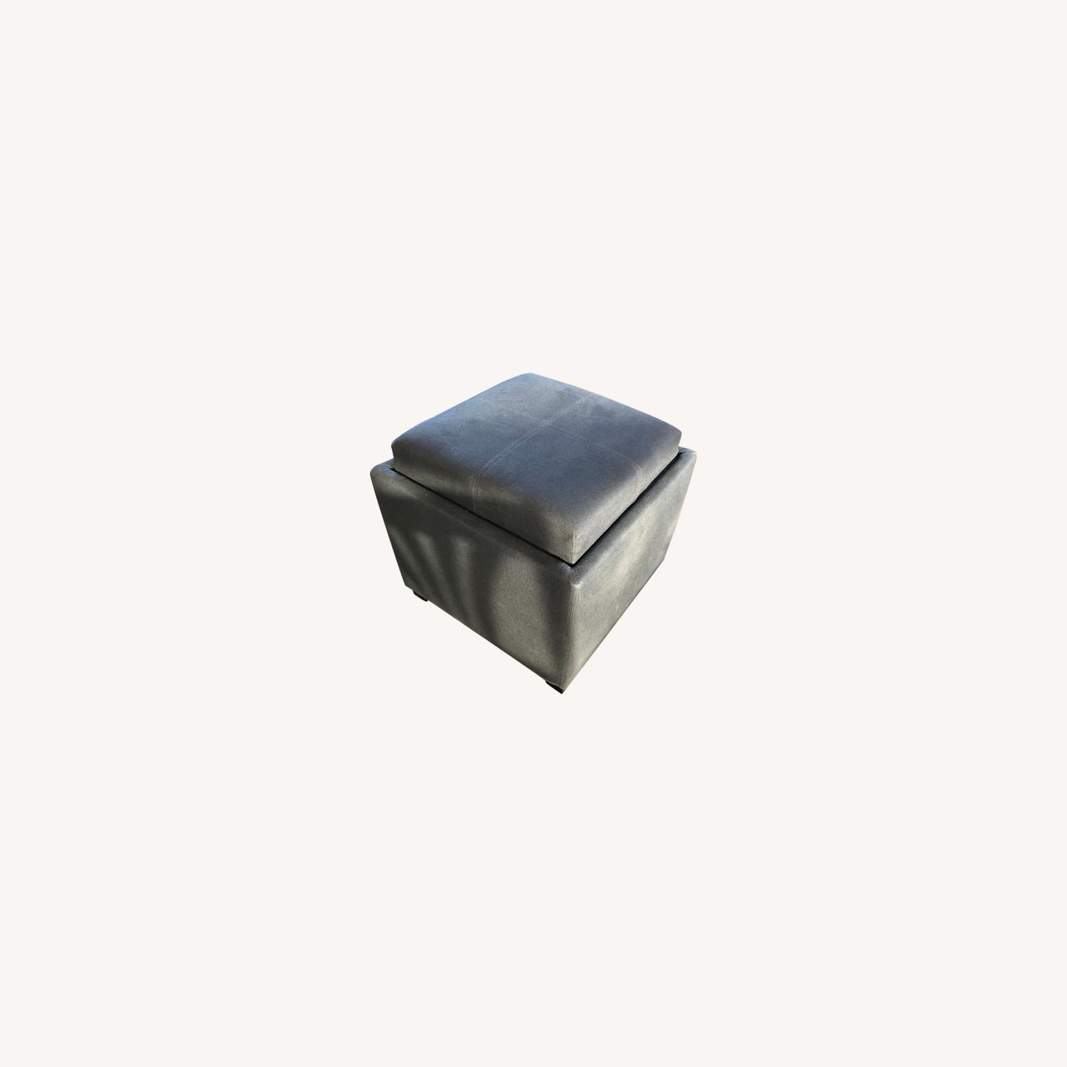 Mousoupetros Square Cube Ottoman - image-0