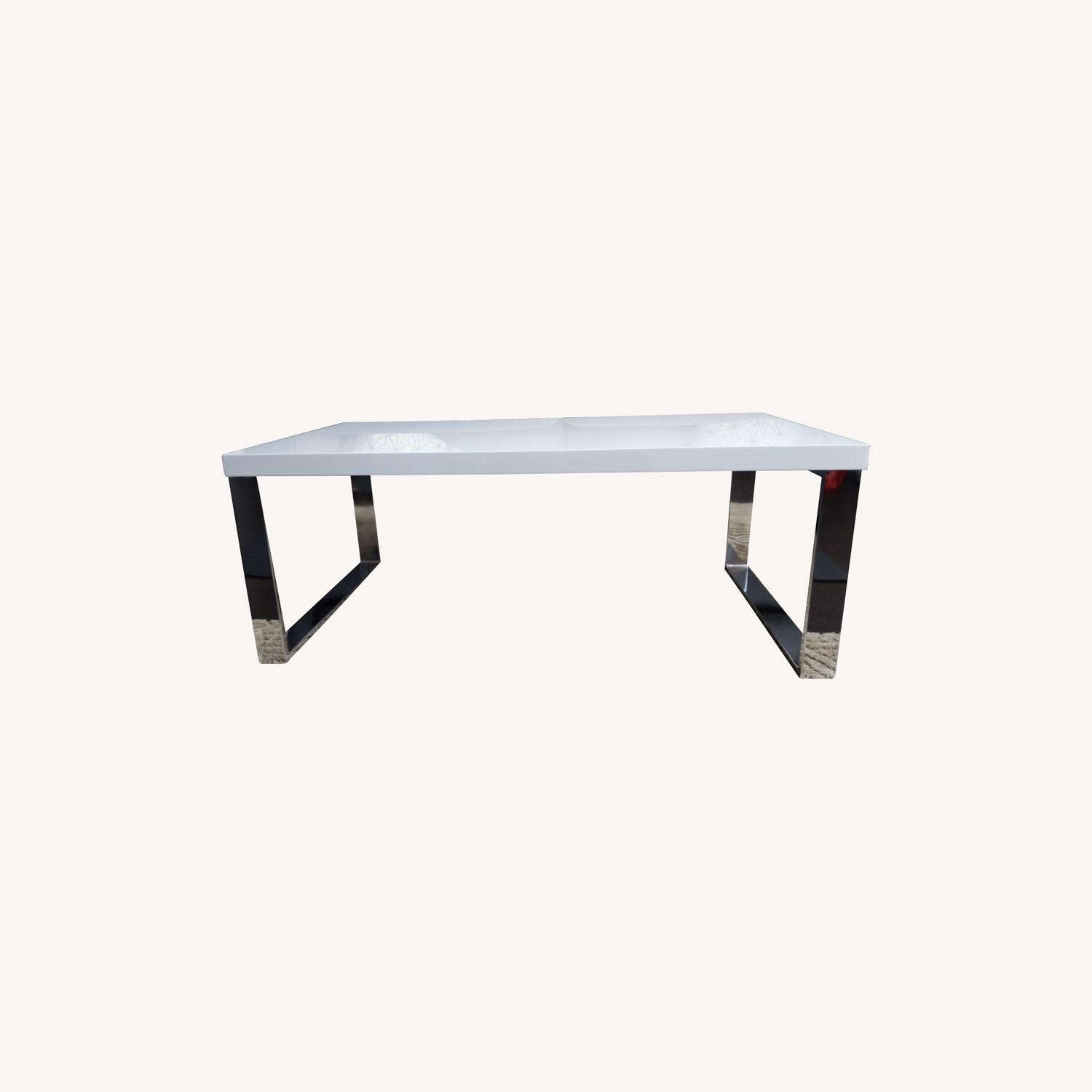 Safavieh Chromium Sled Coffee Table - image-0