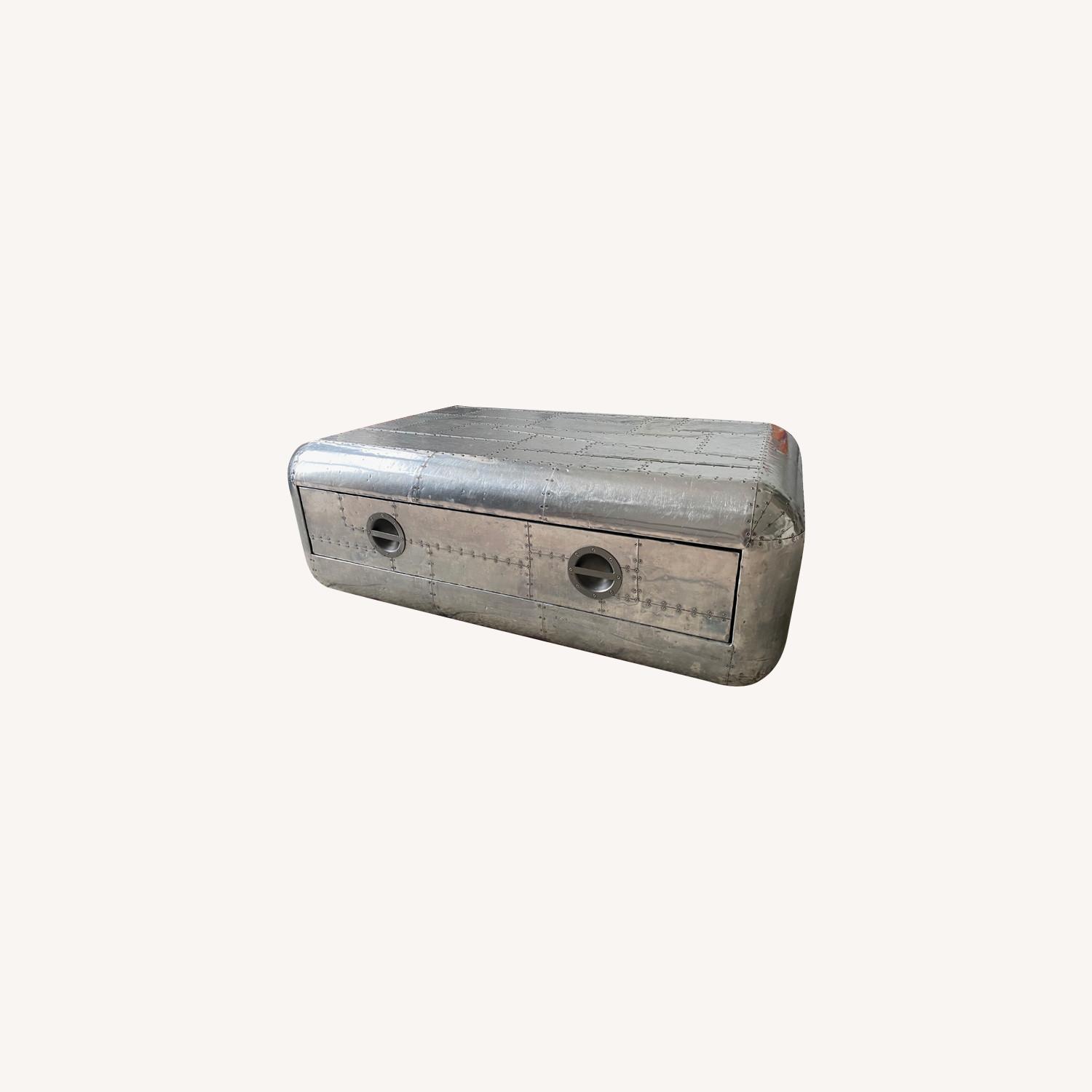 Restoration Hardware Blackhawk Coffee Table AptDeco