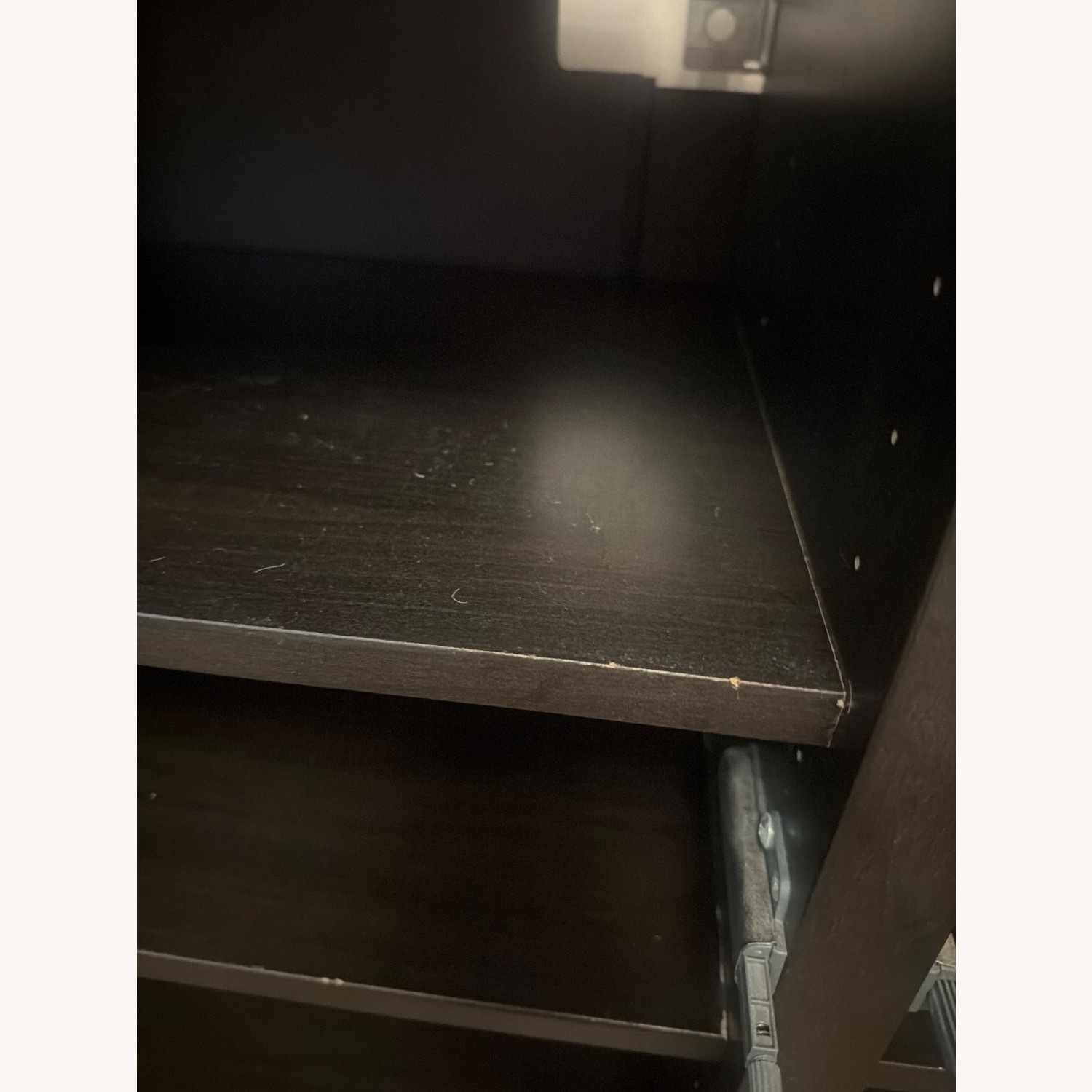 IKEA Besta TV Cabinet Grey Glossy Doors Nannarp Legs - image-19