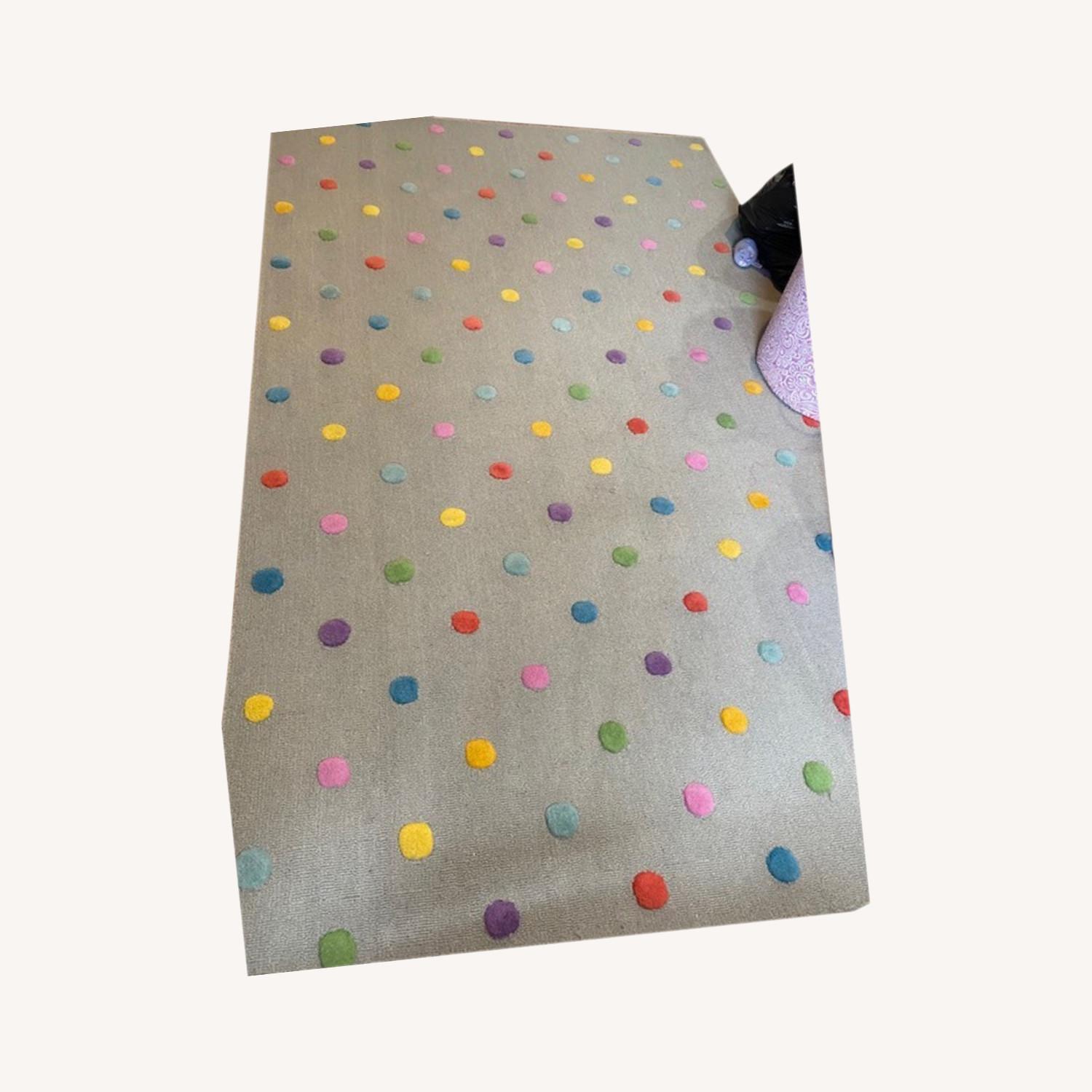 Crate & Kids Polka Dot Rug - image-0