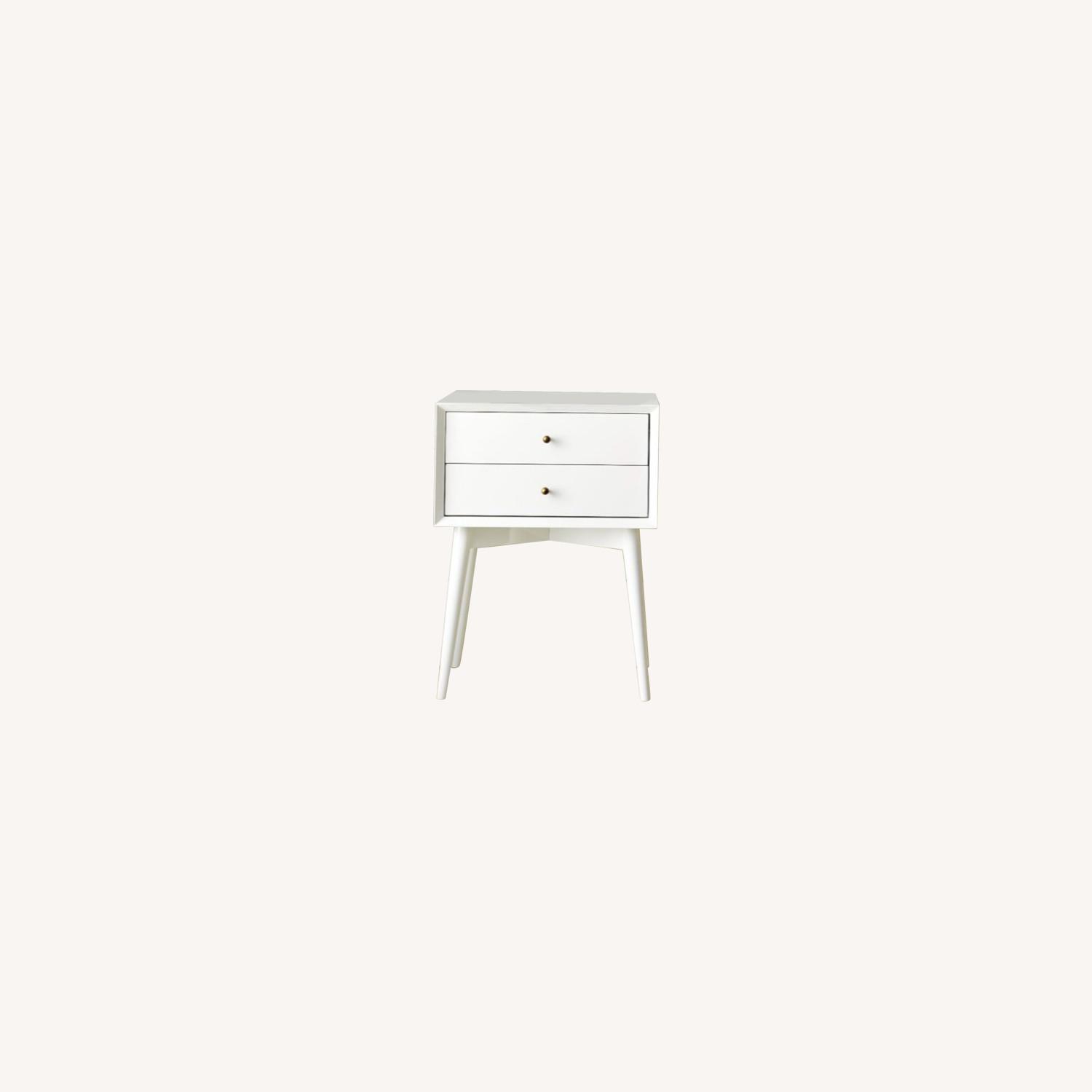 West Elm MidCentury Nightstand White AptDeco