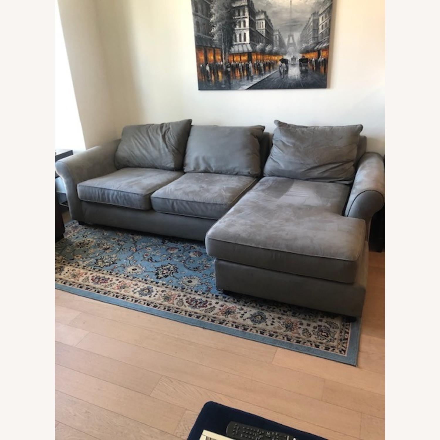 Pottery Barn Sofa w/Chaise AptDeco