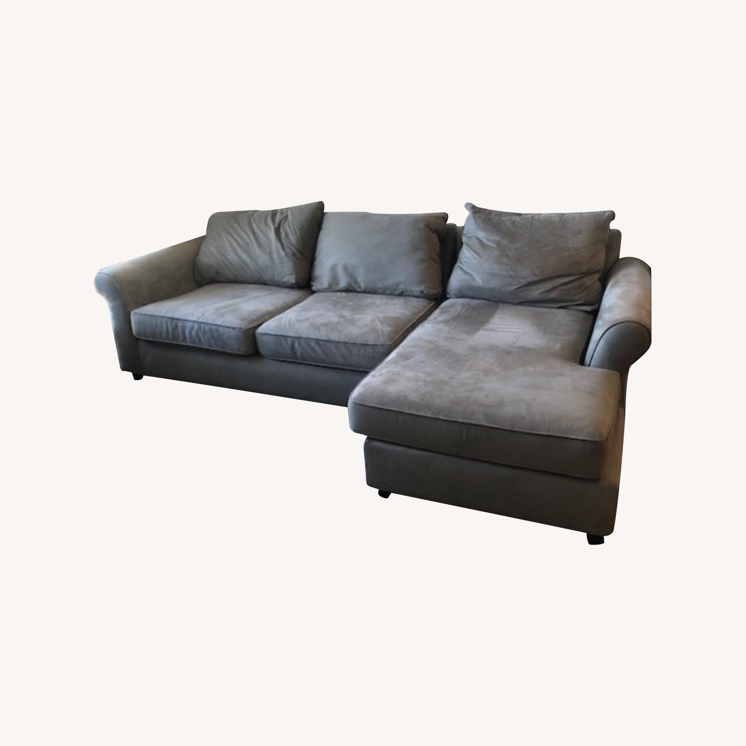 Pottery Barn Sofa w/Chaise AptDeco