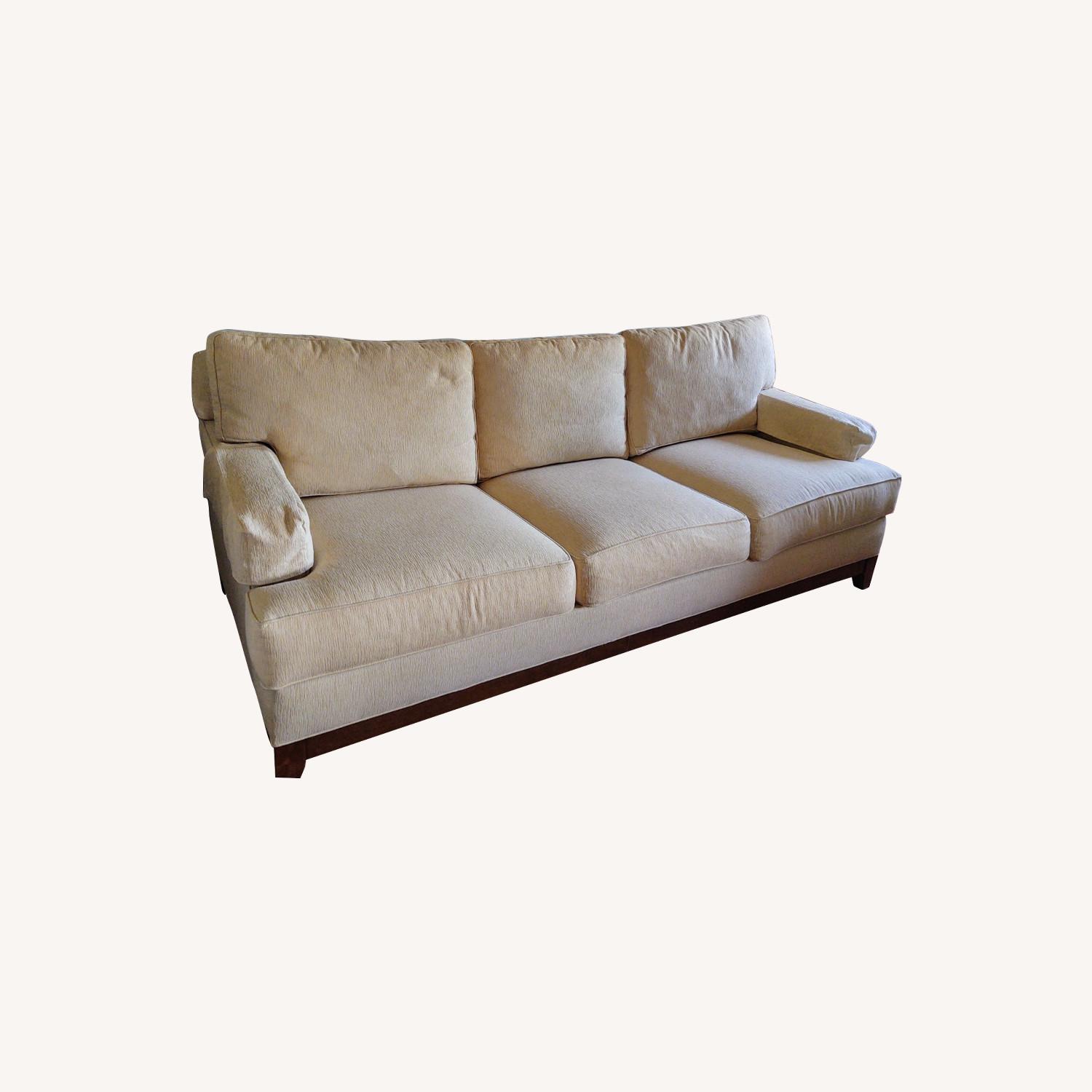 ETHAN ALLEN アメリカ製2.5人用ソファ Conover Scoop-Arm Leather Wall Recliner Sofa | Ethan Allen