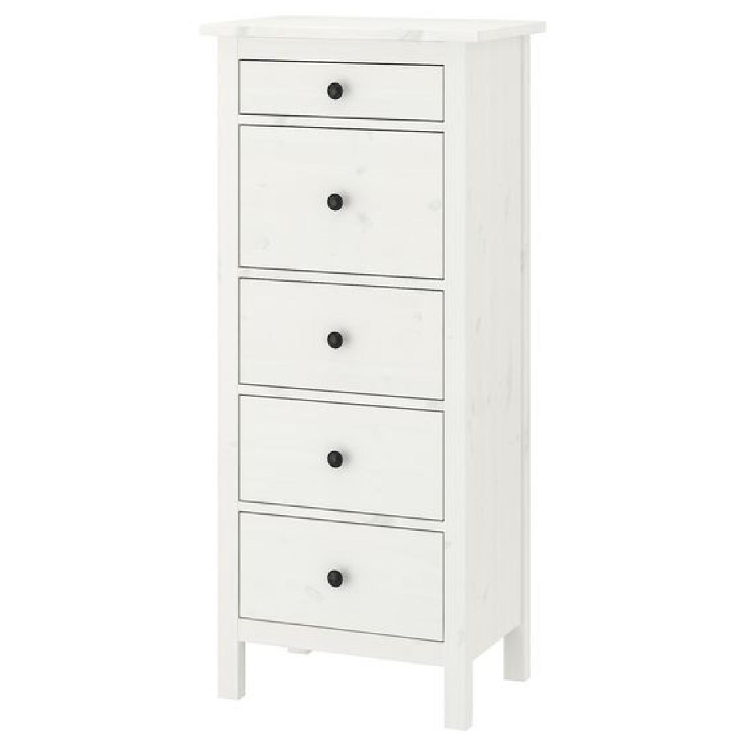IKEA Hemnes 5 Drawer Tall Dresser - image-4