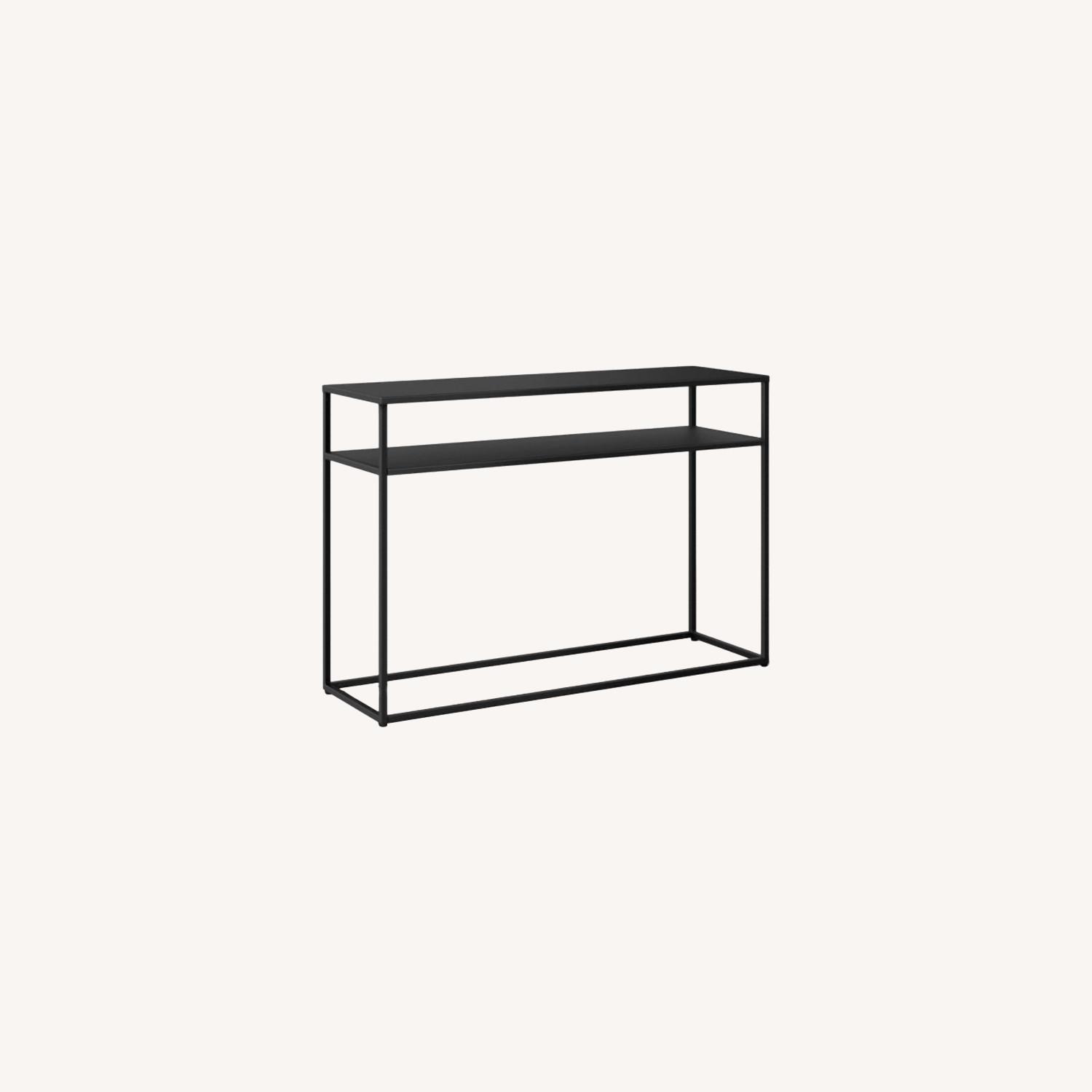 Target Black Metal Console Table AptDeco
