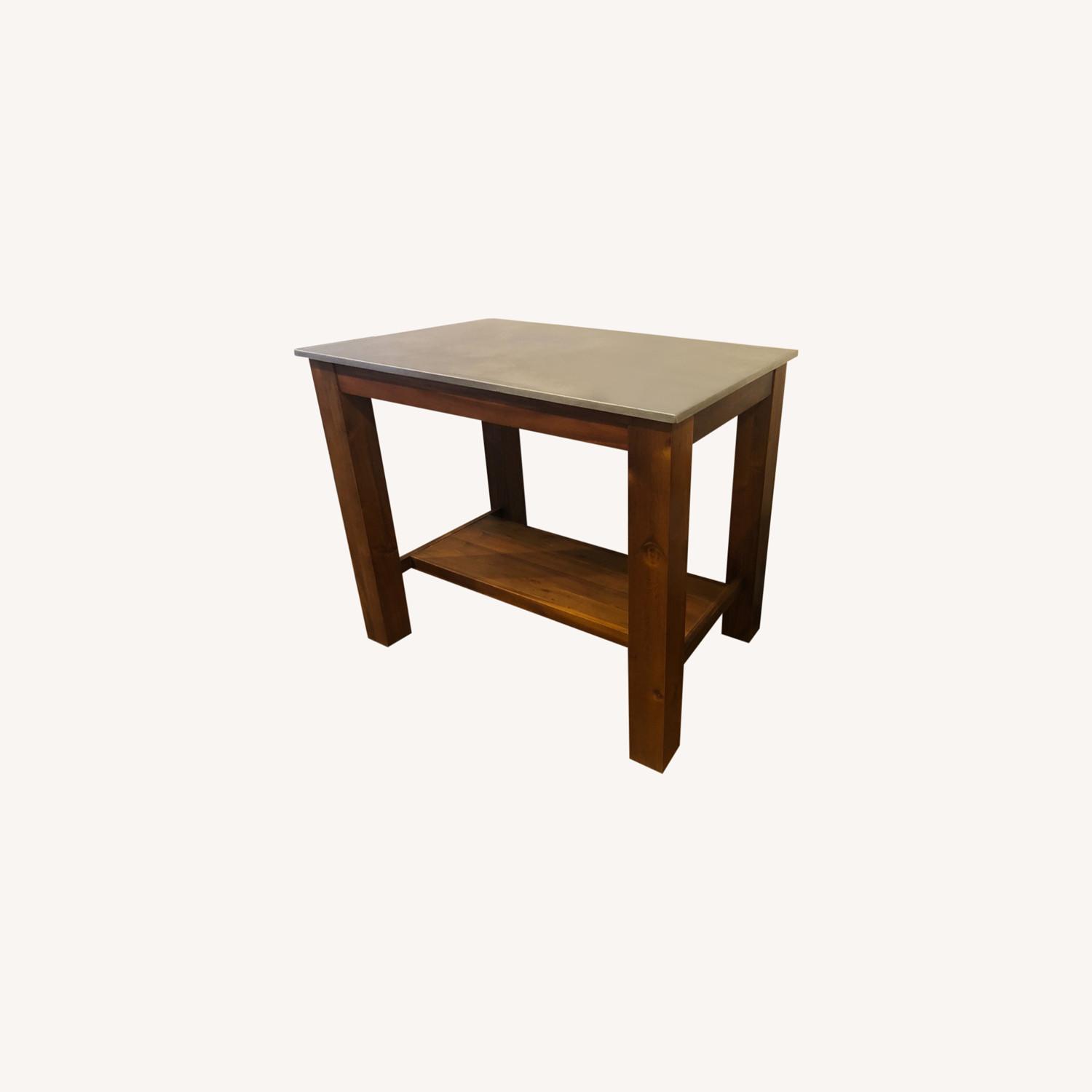 West Elm Rustic Kitchen Island AptDeco