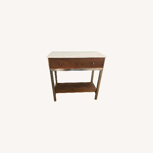 Used Room & Board Kitchen Island wit Stone Top for sale on AptDeco