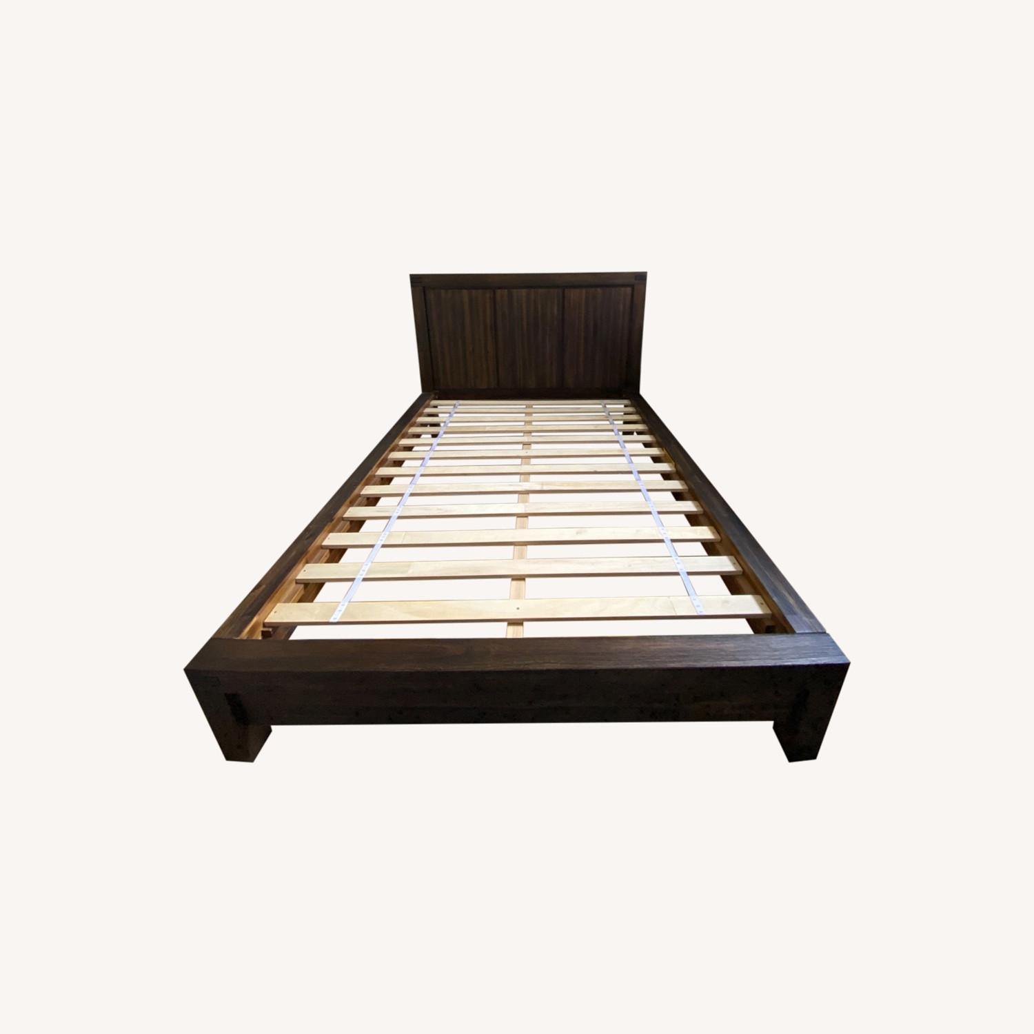 Macy's Wood Bed Frame AptDeco