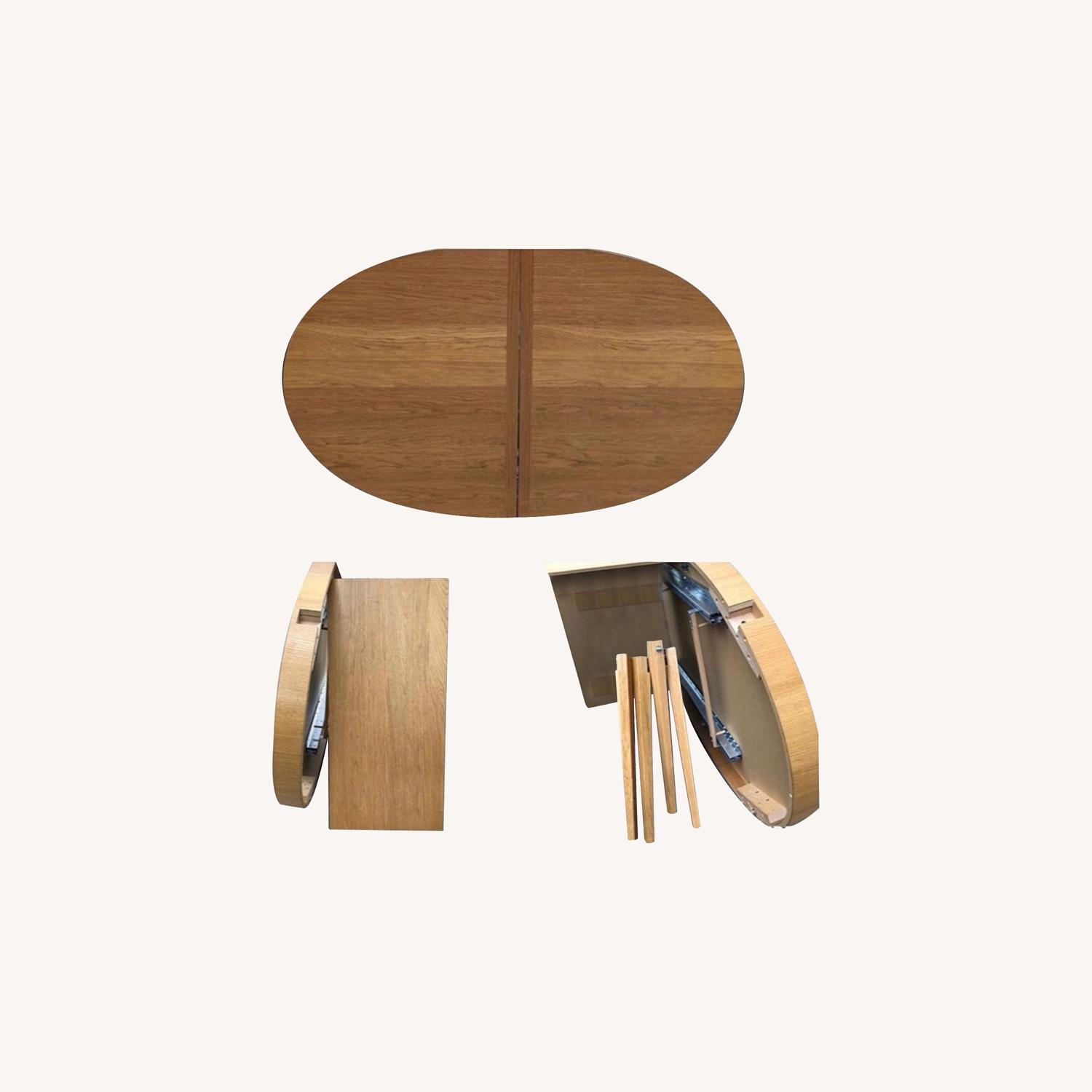 Oval Dining Room Table w/Extender - image-0