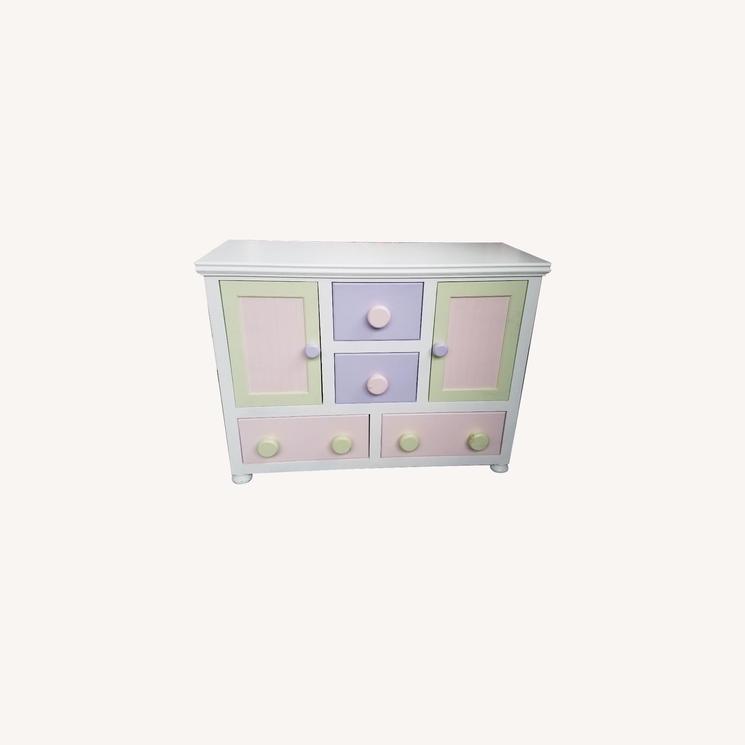 strapless open back dress Harbor 4 Drawer Dresser main image 0